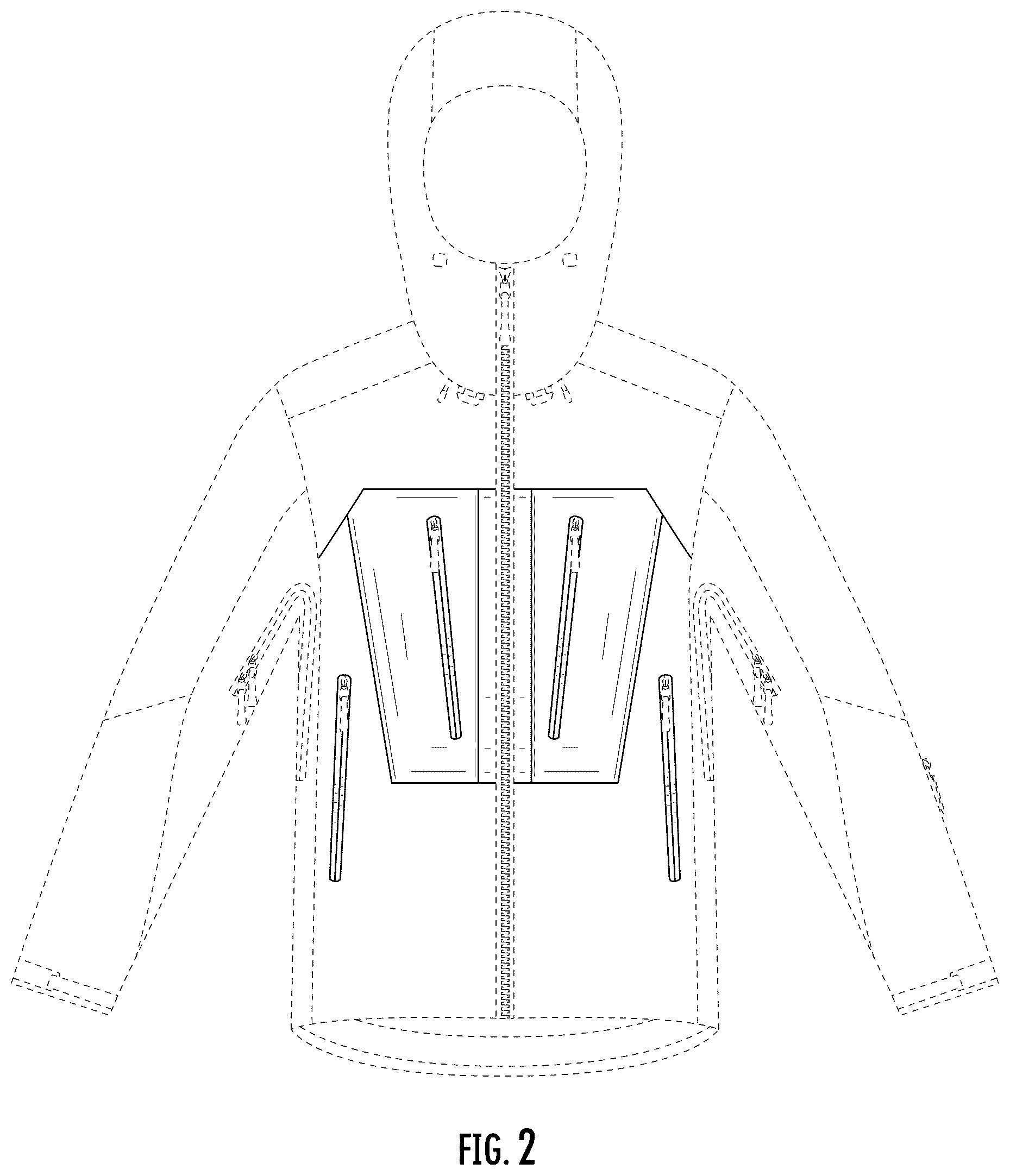 Patent USD1123312 Figure 2 – Jacket