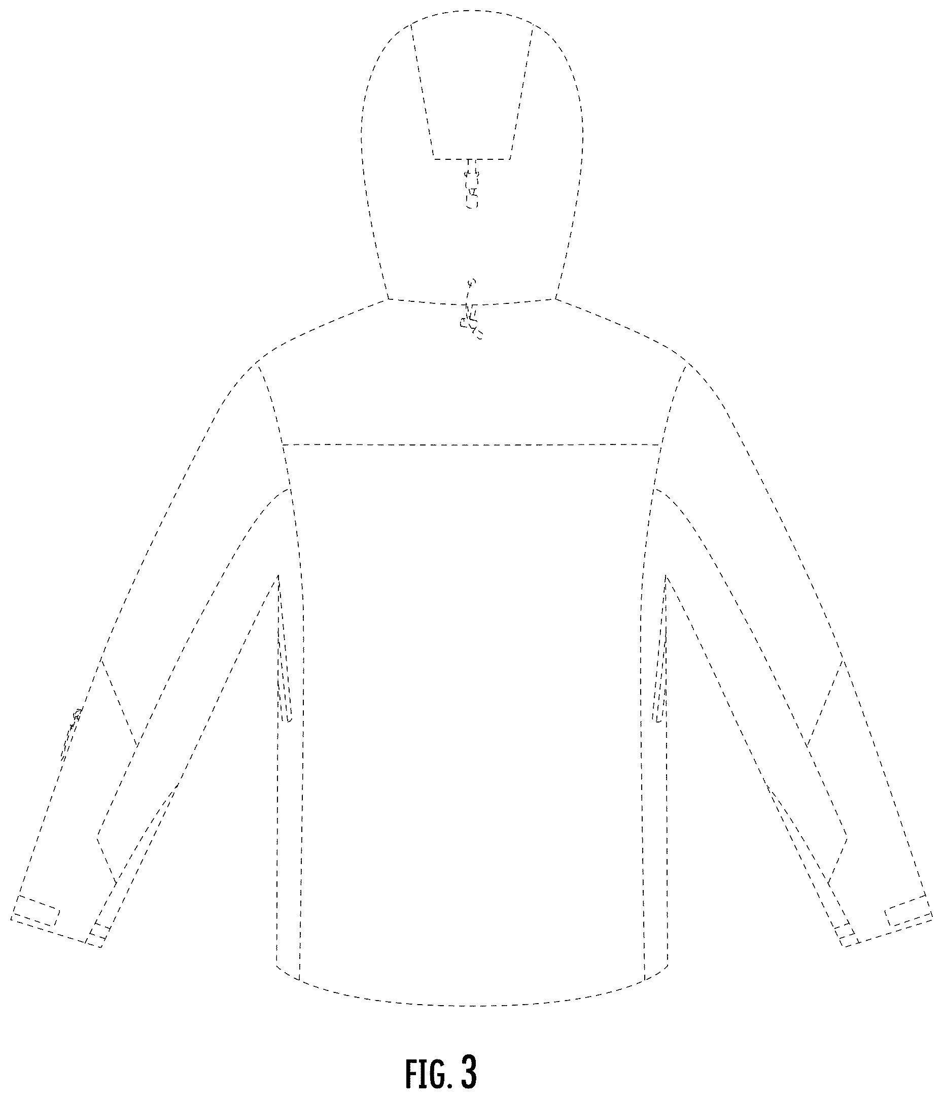 Patent USD1123312 Figure 3 – Jacket