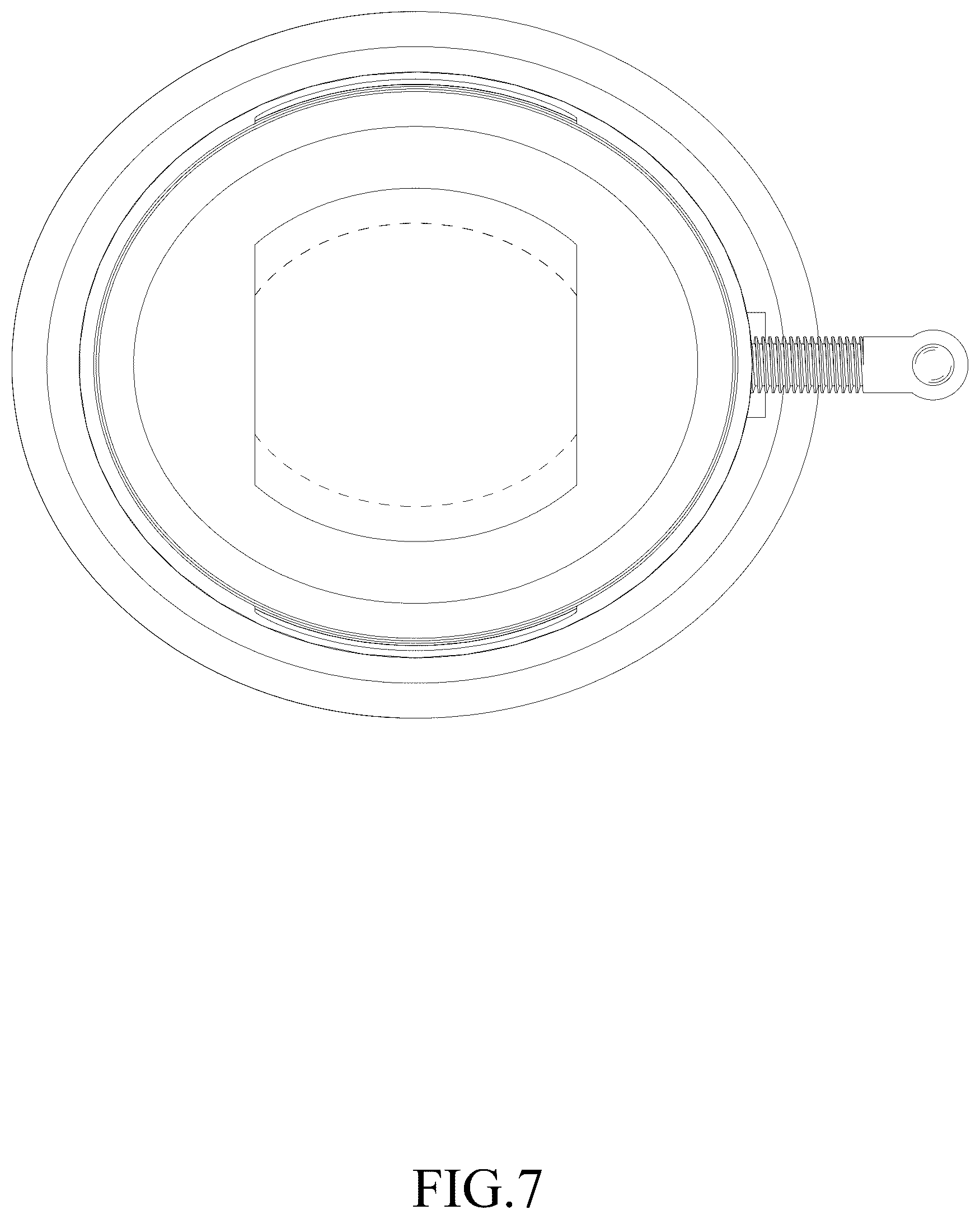 Patent USD1123316 Figure 7 – Hat stretcher