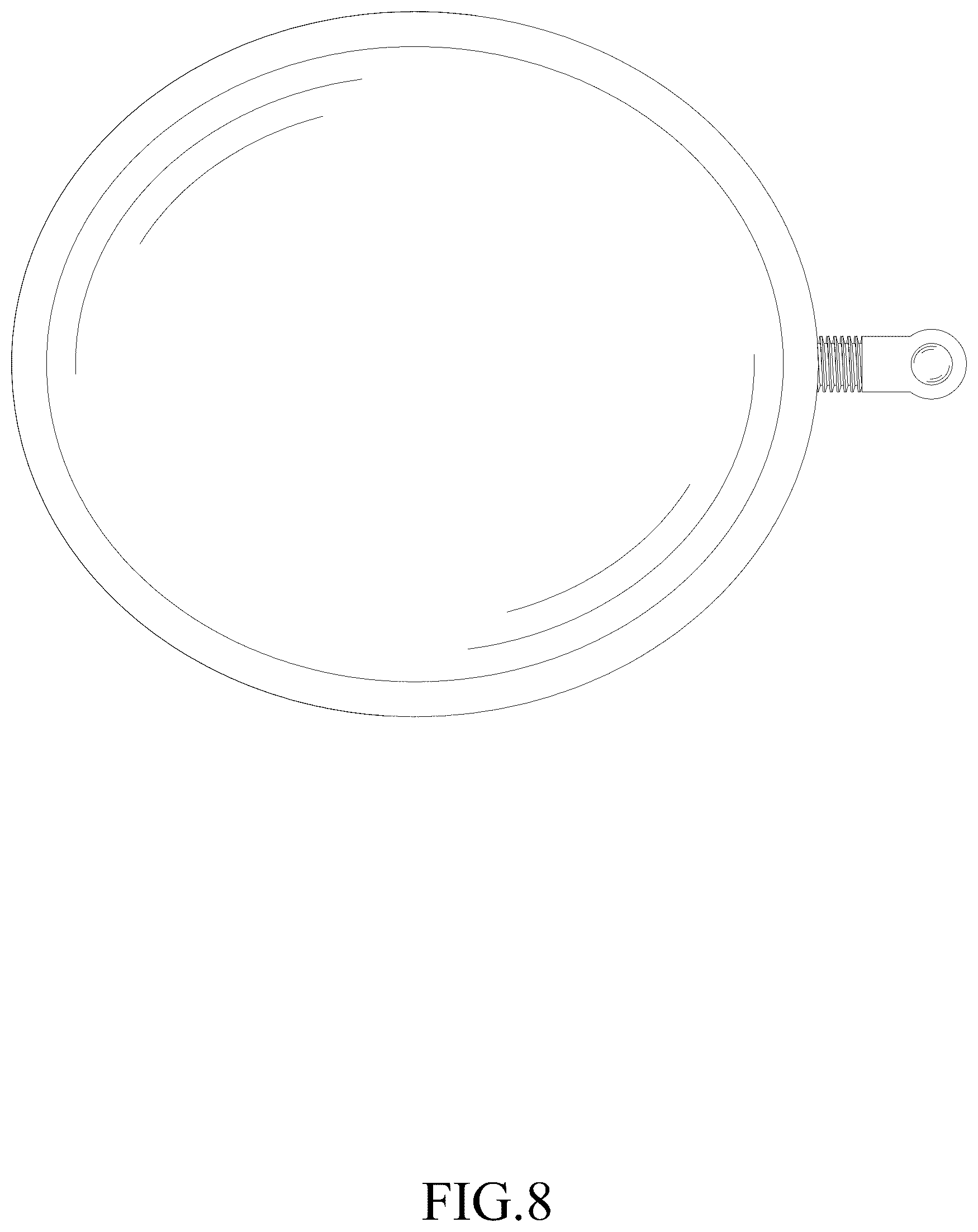 Patent USD1123316 Figure 8 – Hat stretcher