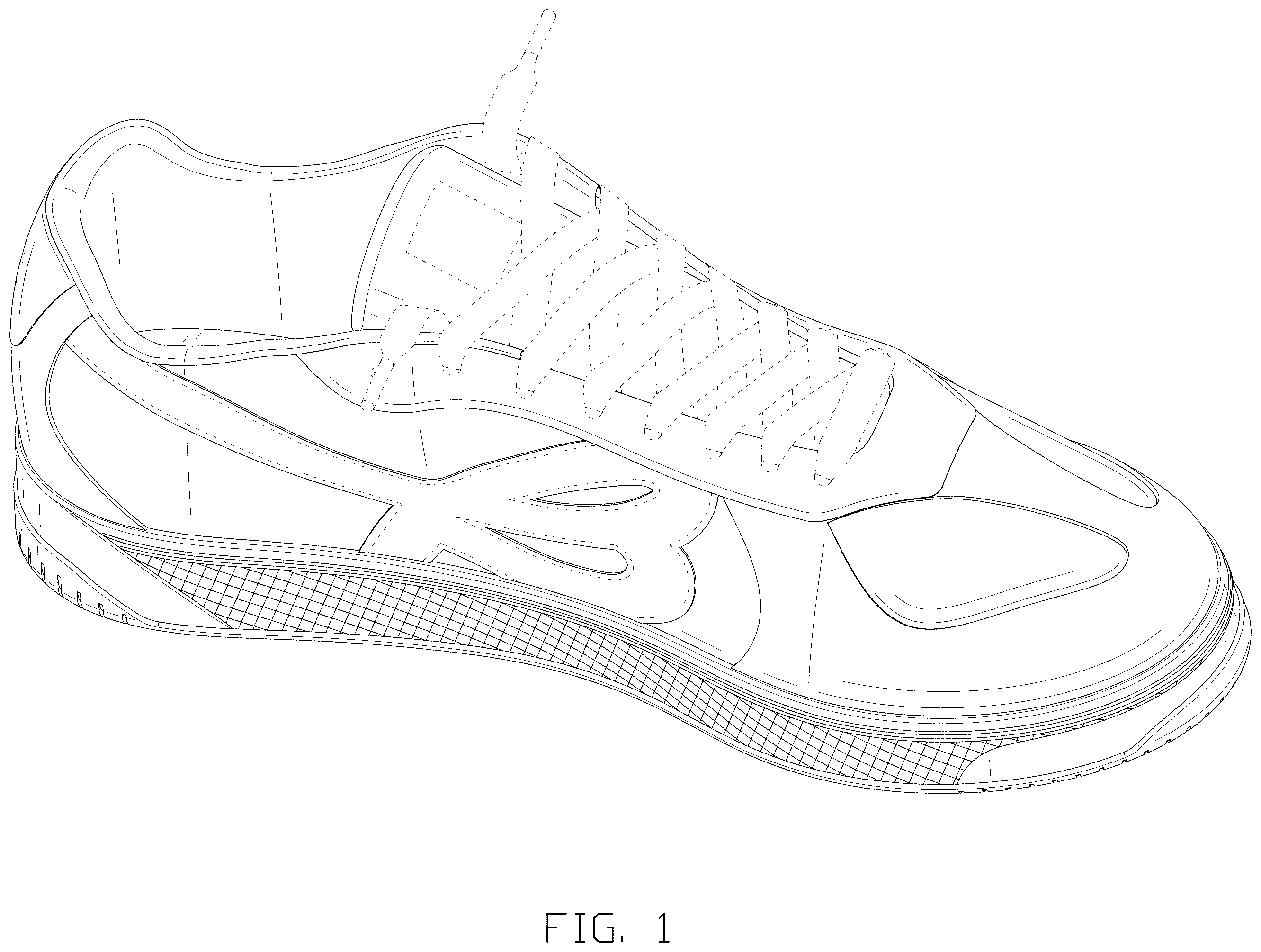 Patent USD1123319 — Shoe — Figure 1