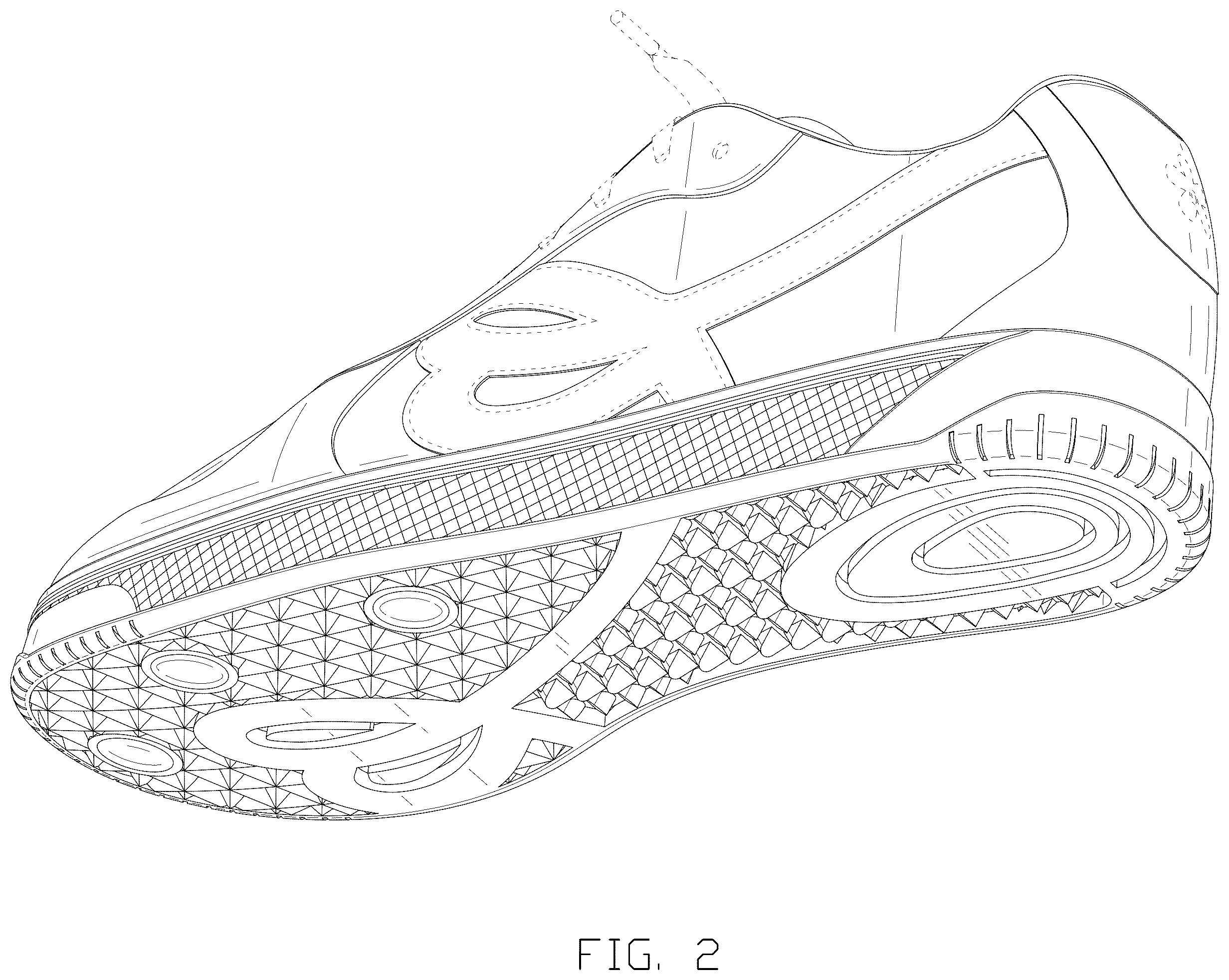Patent USD1123319 Figure 2 – Shoe