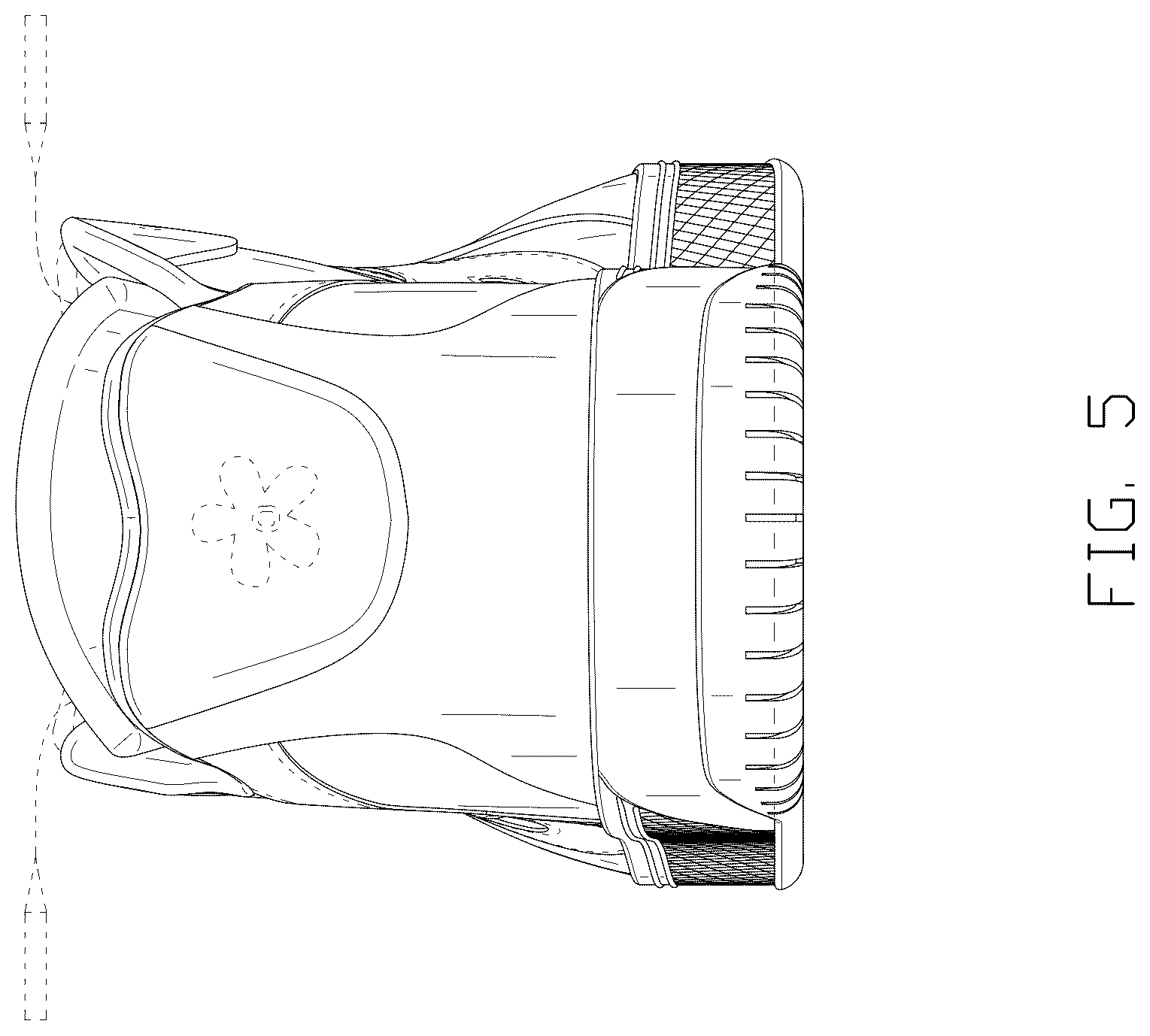 Patent USD1123319 Figure 5 – Shoe