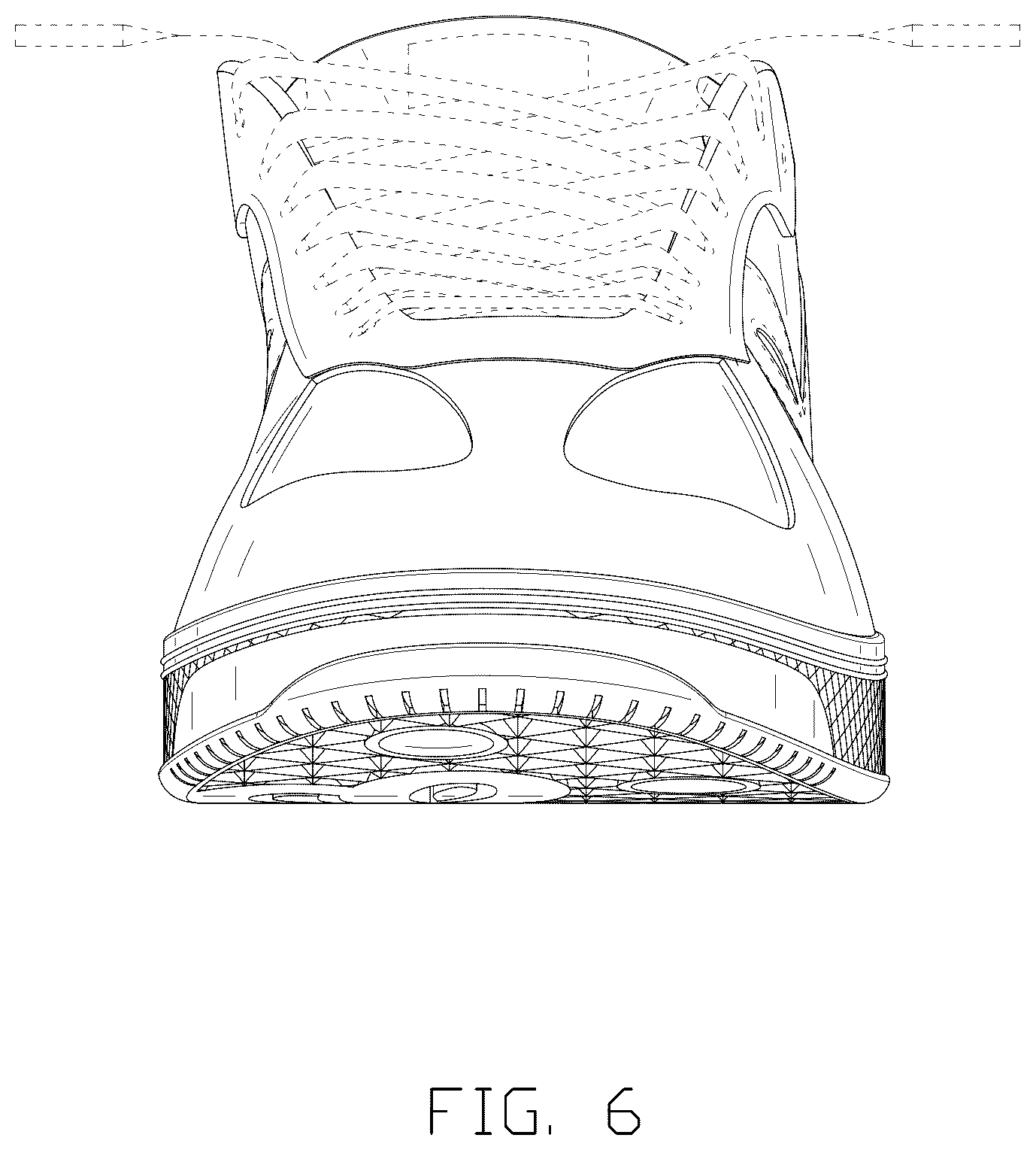 Patent USD1123319 Figure 6 – Shoe
