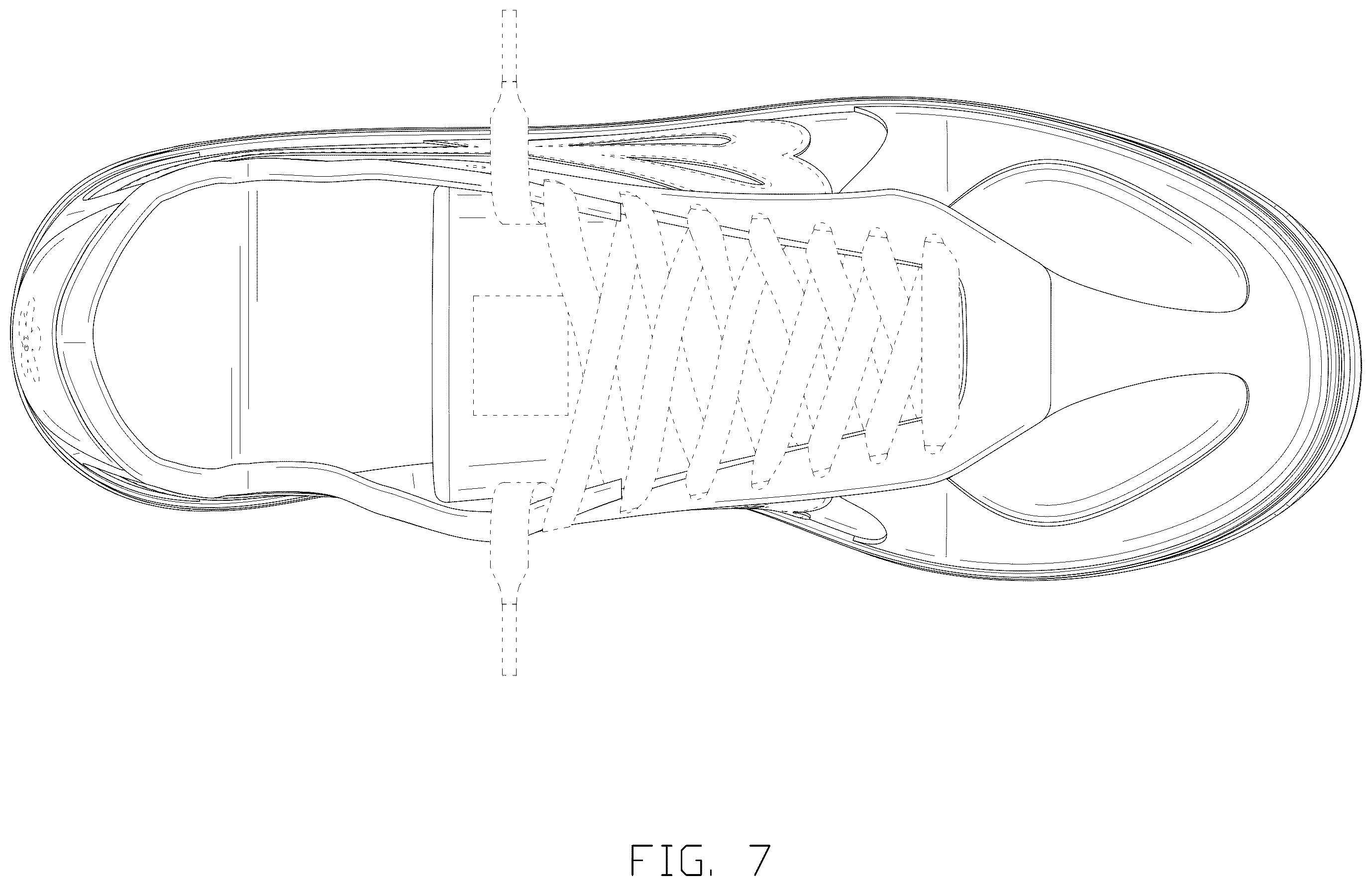 Patent USD1123319 Figure 7 – Shoe