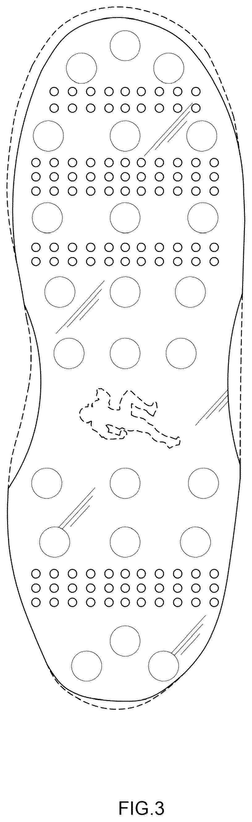 Patent USD1123320 Figure 3 – Sneaker cleat