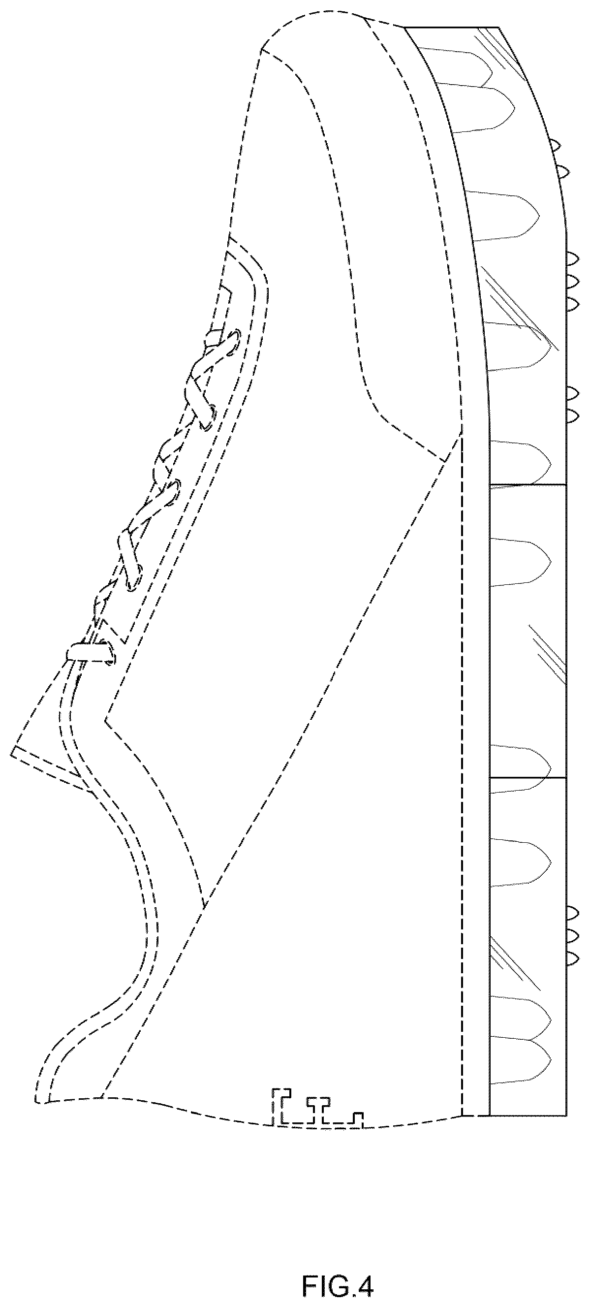 Patent USD1123320 Figure 4 – Sneaker cleat