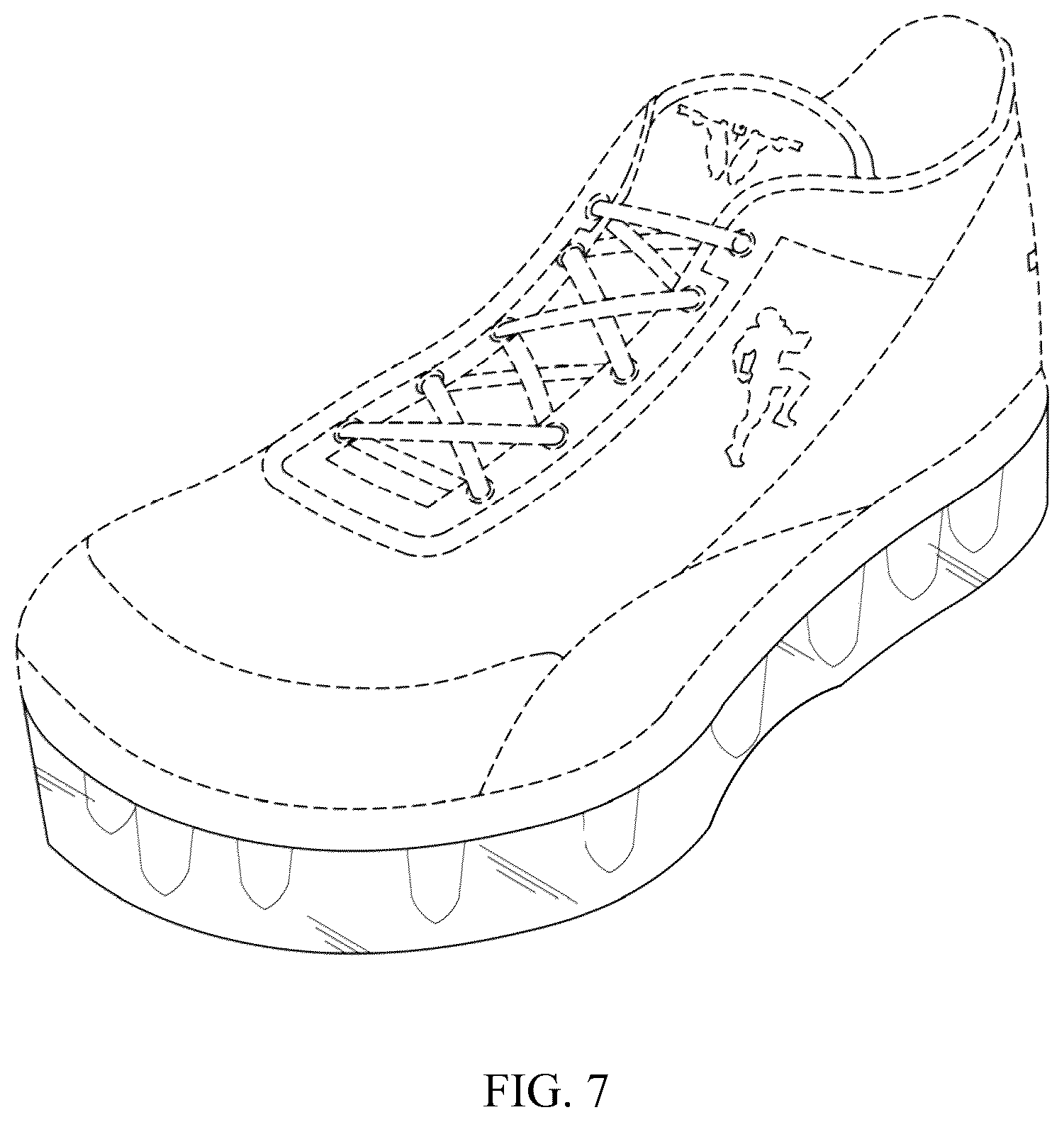 Patent USD1123320 Figure 7 – Sneaker cleat