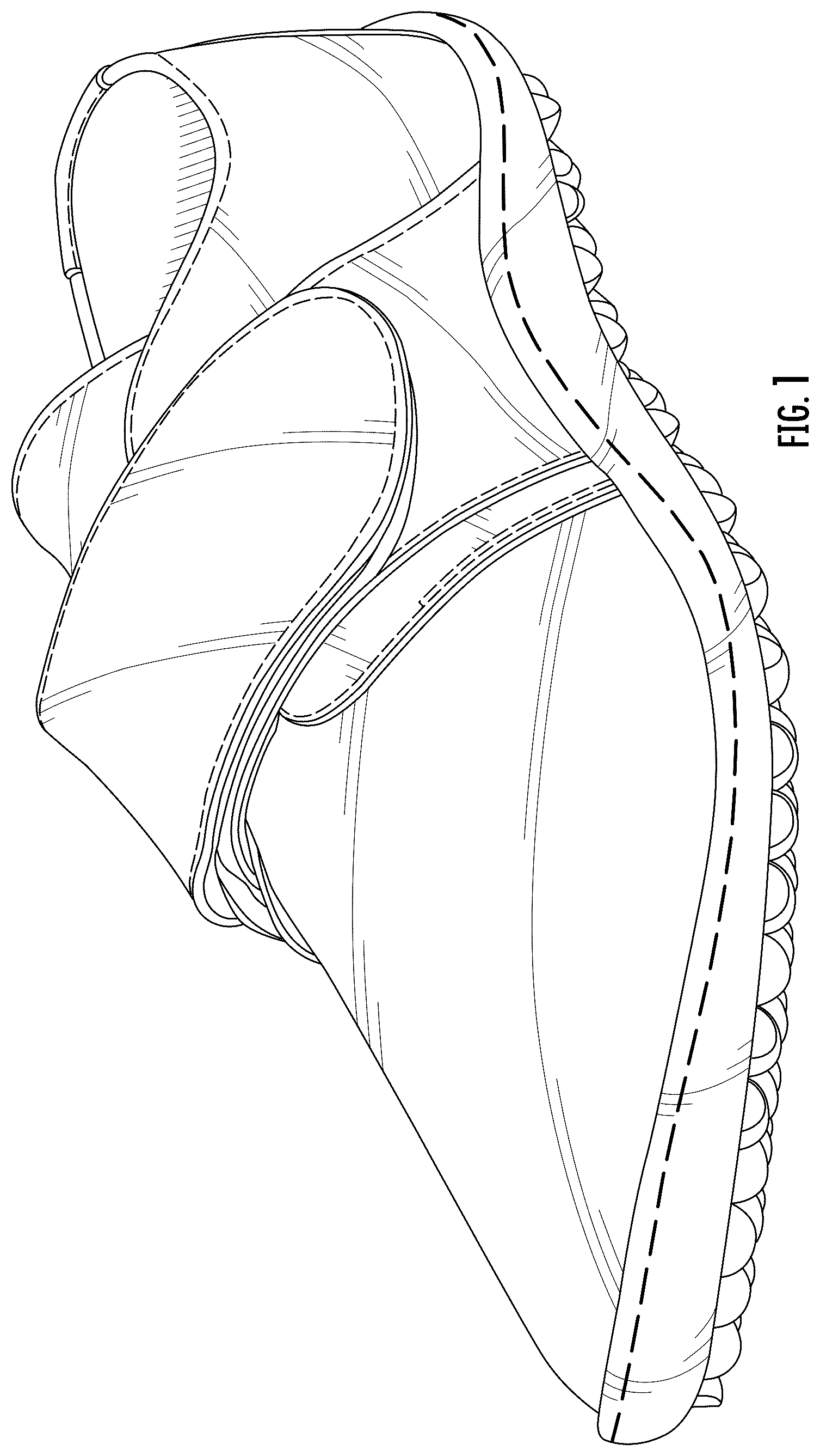 Patent USD1123321 Figure 1 – Shoe