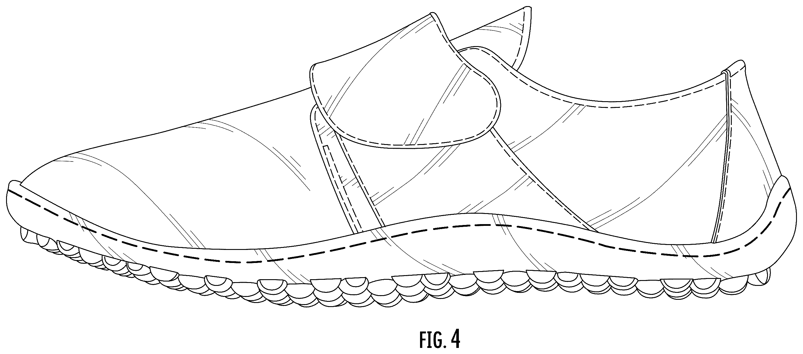 Patent USD1123321 Figure 3 – Shoe