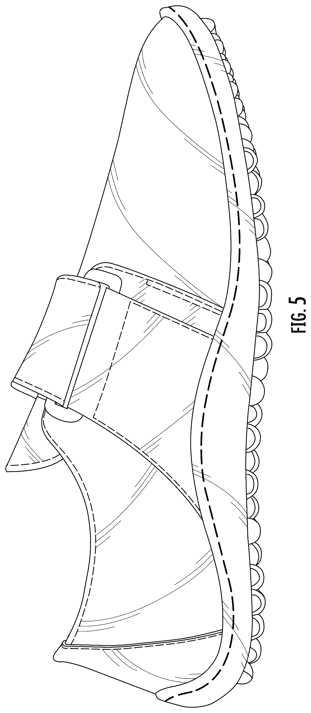 Patent USD1123321 Figure 4 – Shoe