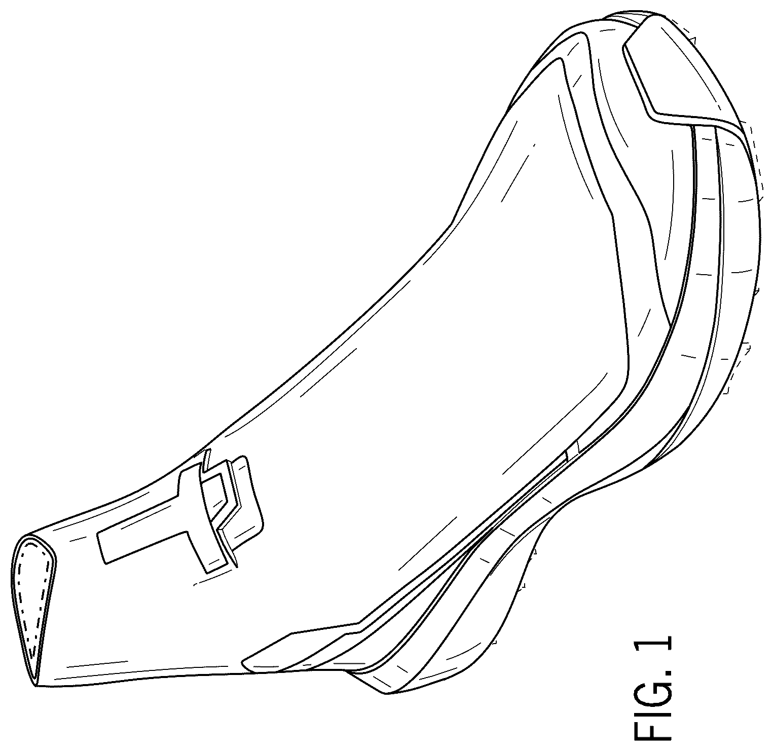 Patent USD1123323 Figure 1 – Footwear