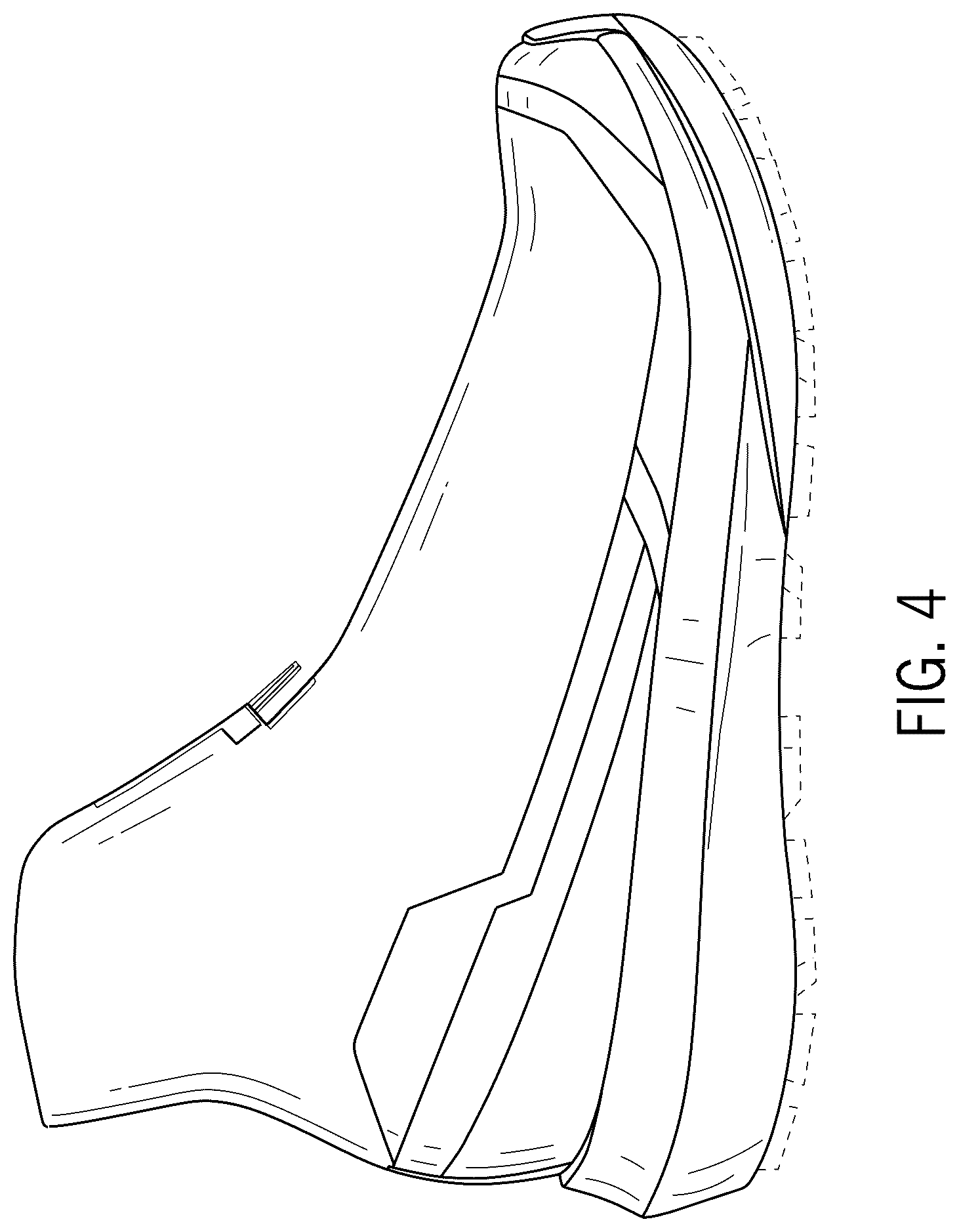 Patent USD1123323 Figure 3 – Footwear