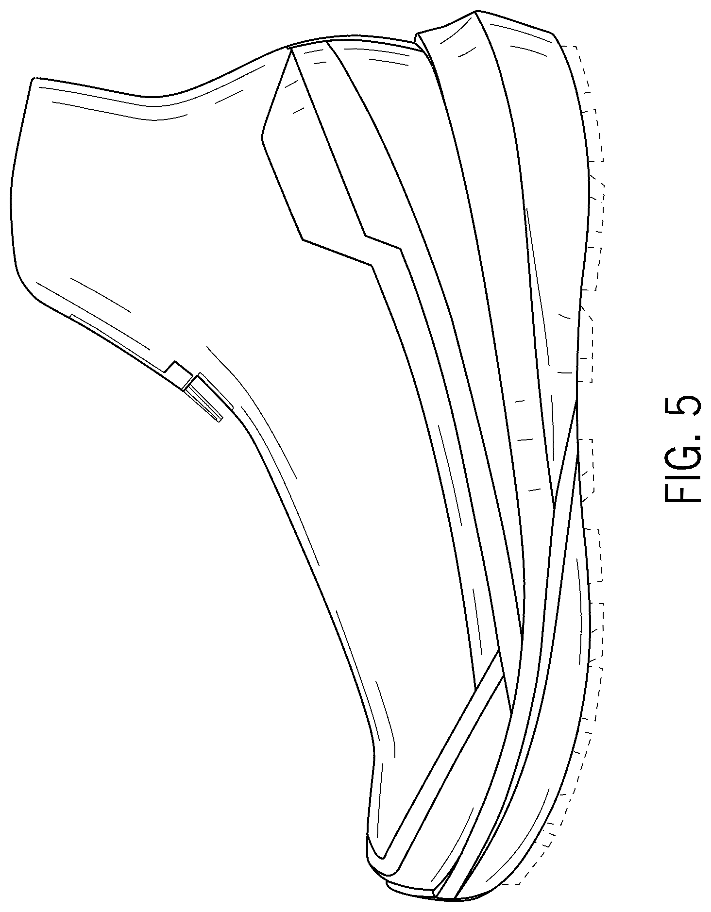 Patent USD1123323 Figure 4 – Footwear
