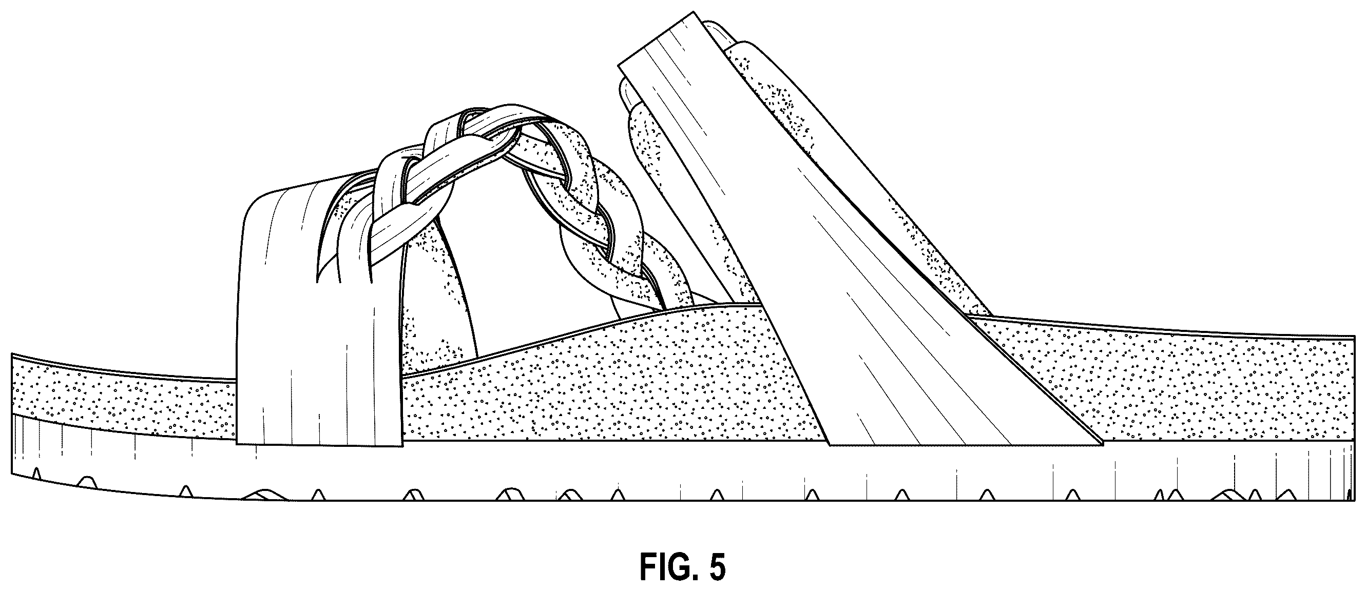 Patent USD1123326 Figure 4 – Sandals
