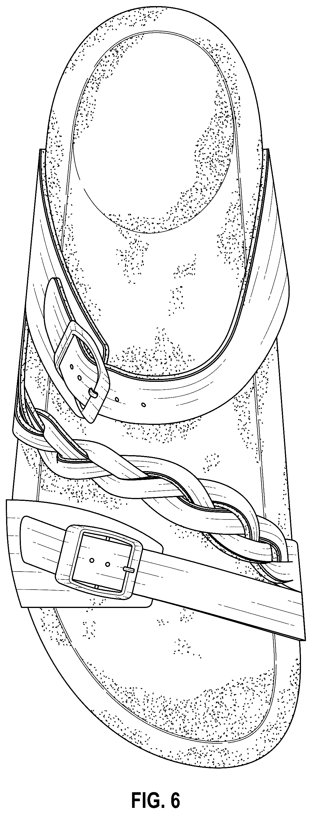Patent USD1123326 Figure 5 – Sandals