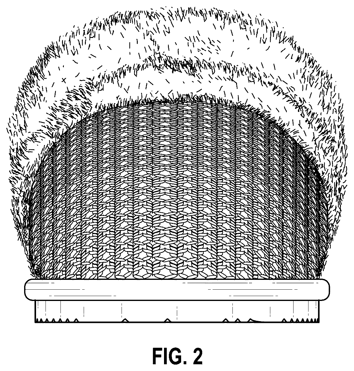 Patent USD1123327 Figure 2 – Knitted slippers
