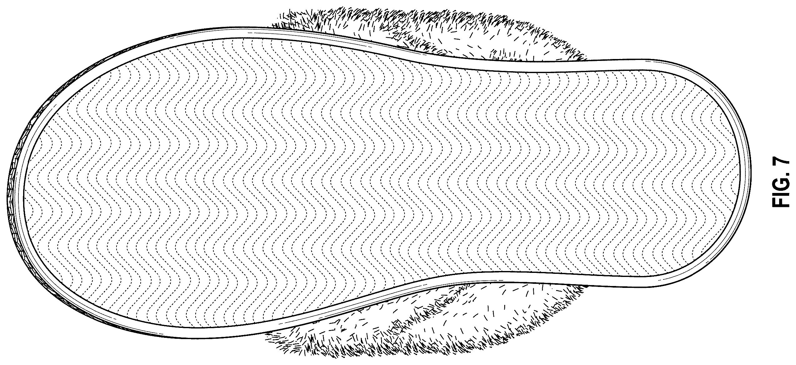 Patent USD1123327 Figure 7 – Knitted slippers