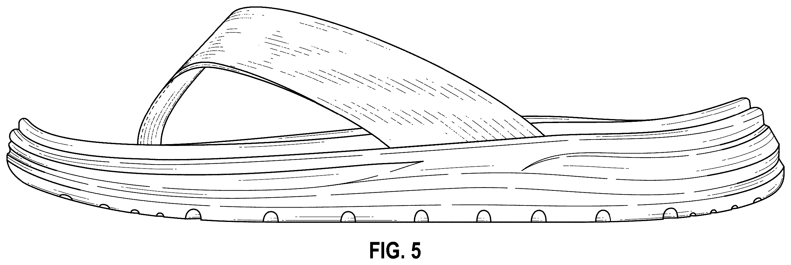 Patent USD1123329 Figure 4 – Flip flop