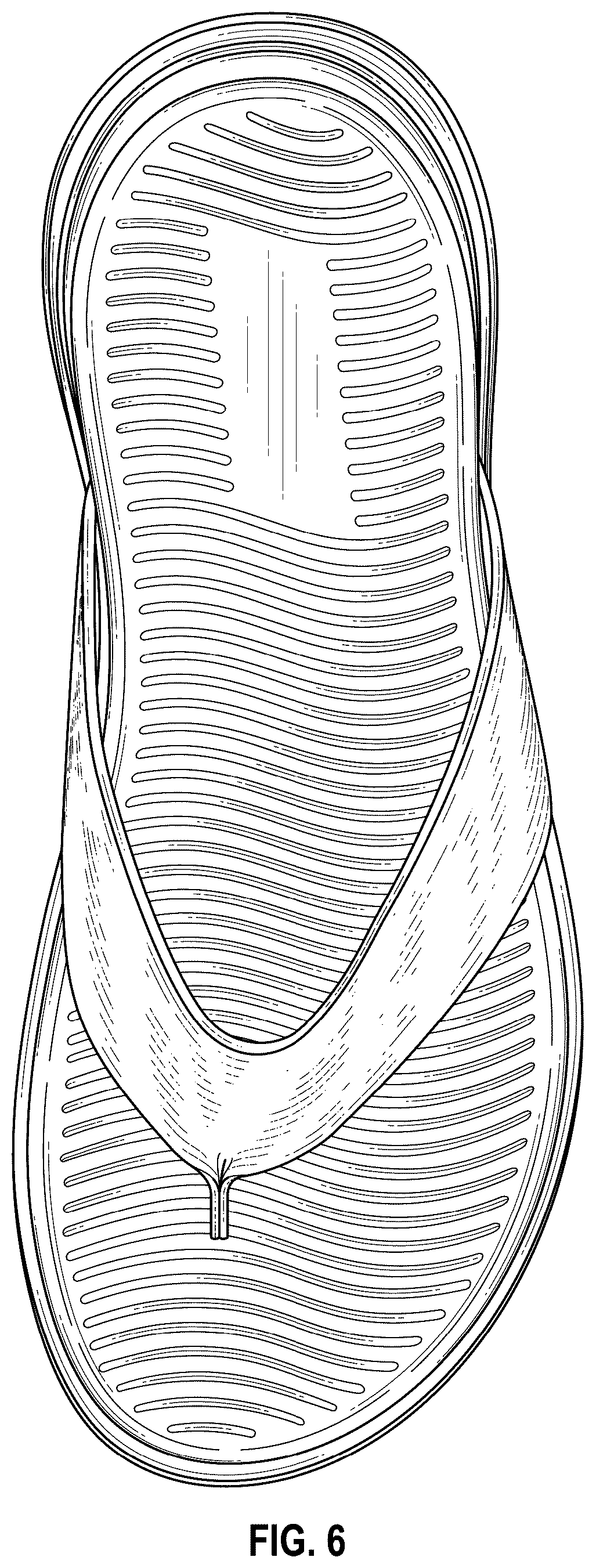 Patent USD1123329 Figure 5 – Flip flop