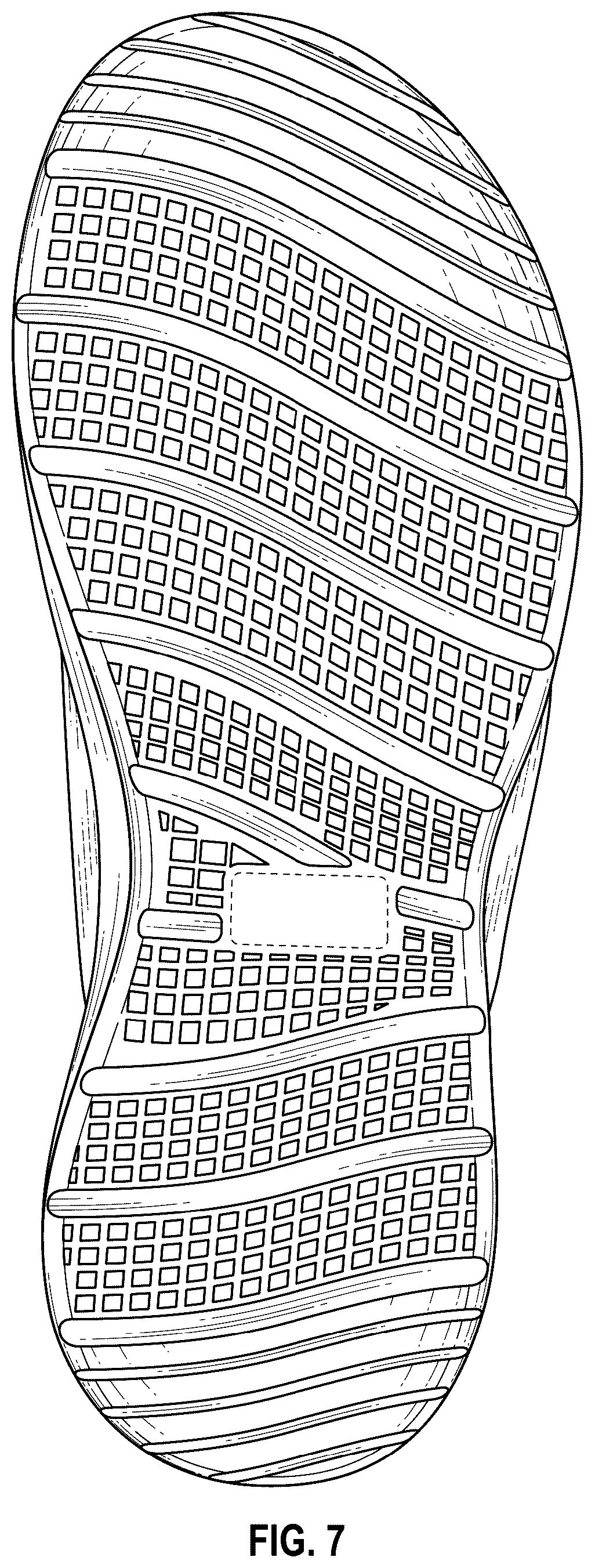 Patent USD1123329 Figure 6 – Flip flop