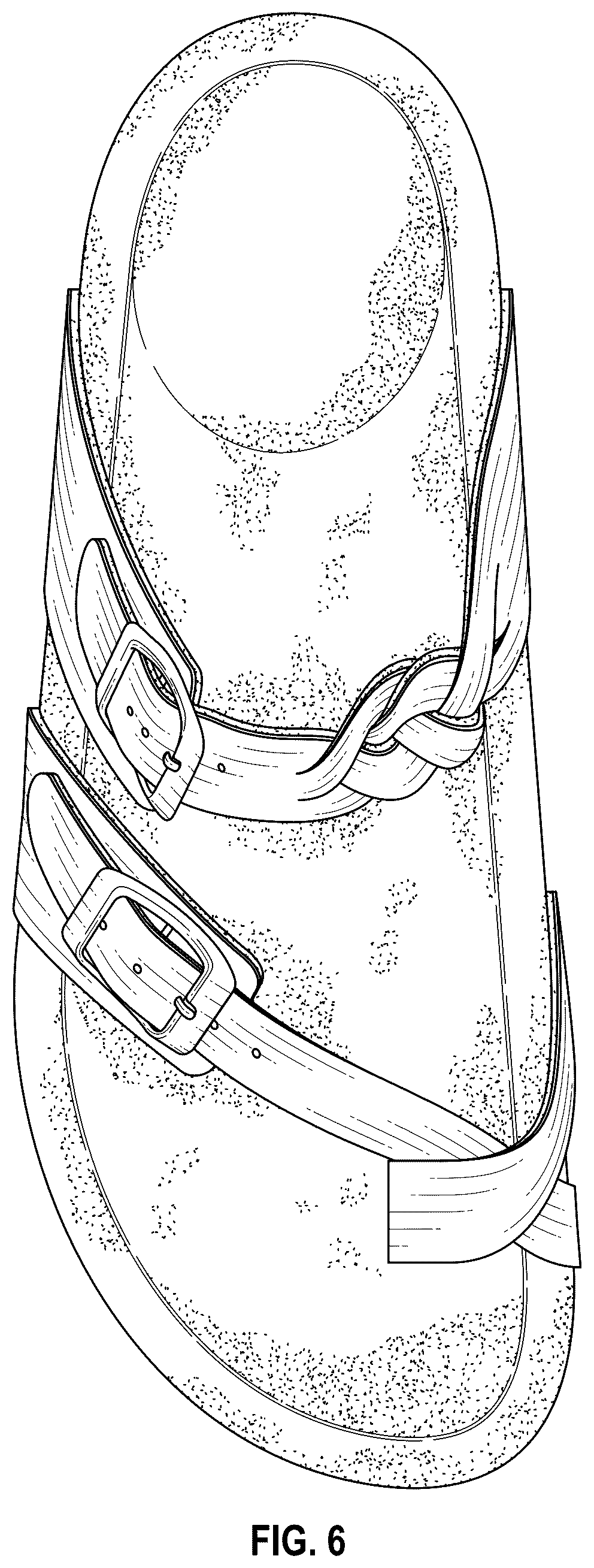 Patent USD1123330 Figure 5 – Sandals
