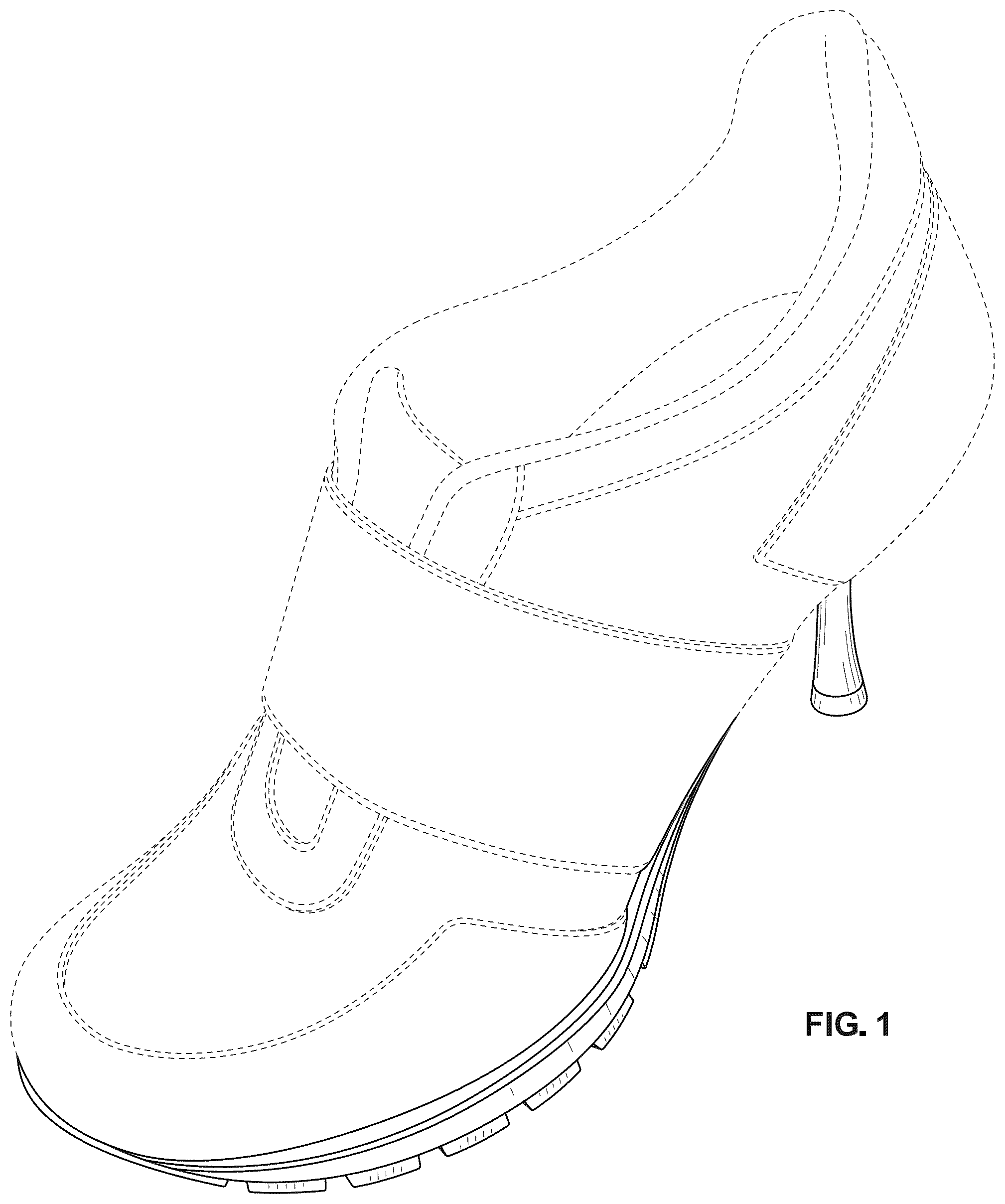 Patent USD1123331 — Shoe — Figure 1