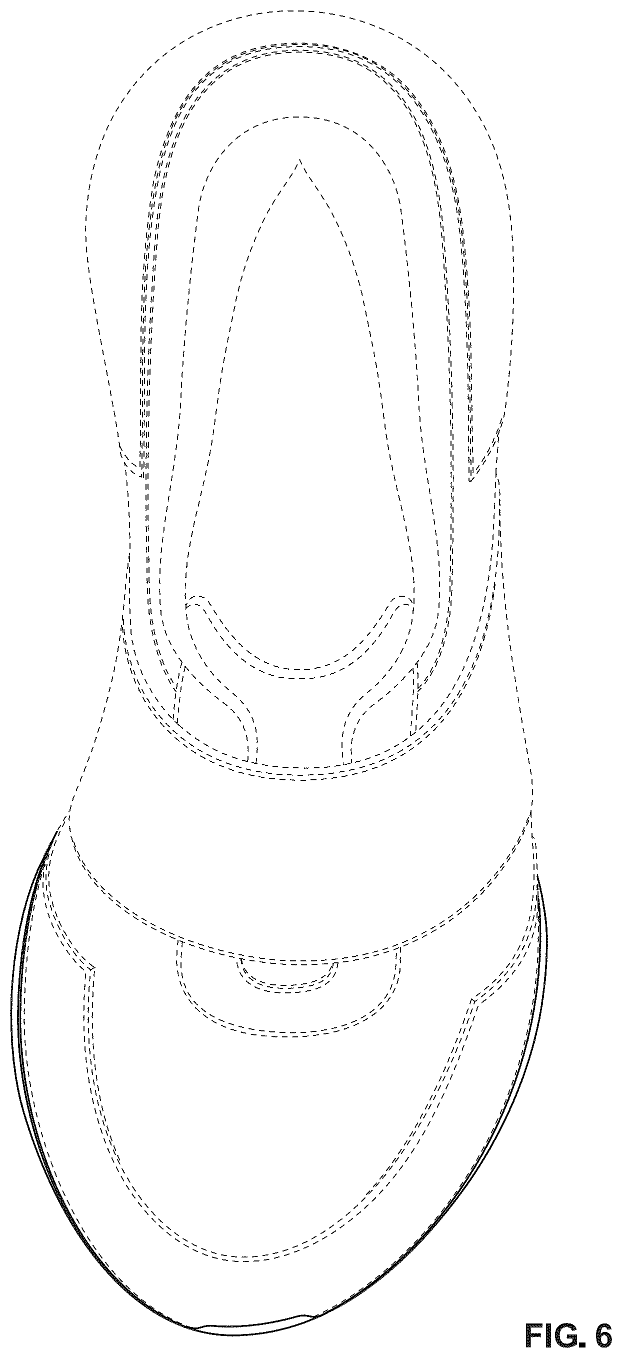 Patent USD1123331 Figure 6 – Shoe