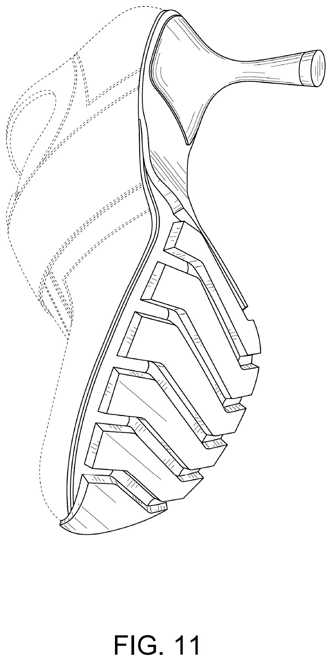 Patent USD1123331 Figure 9 – Shoe