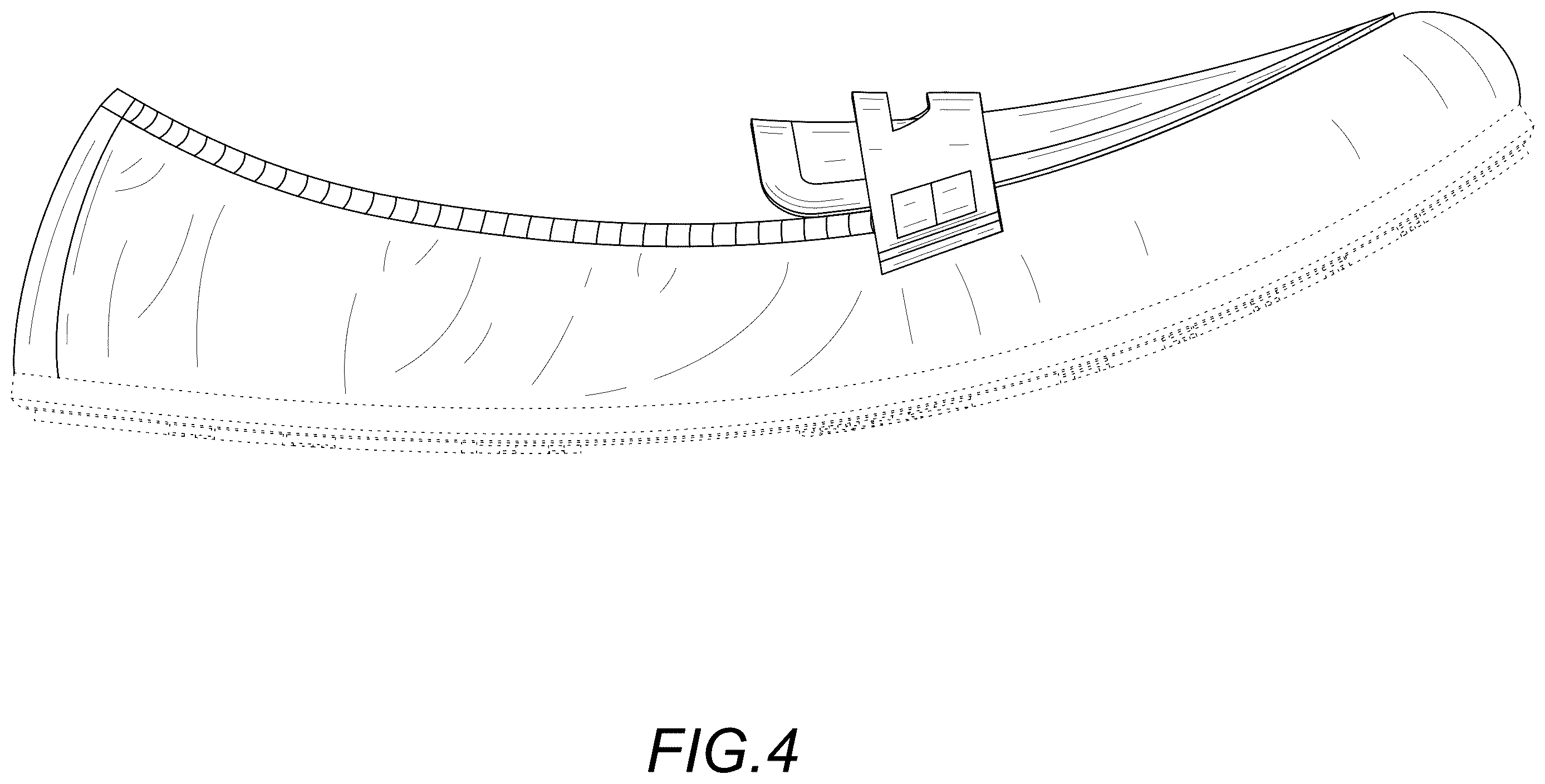 Patent USD1123332 Figure 4 – Shoe