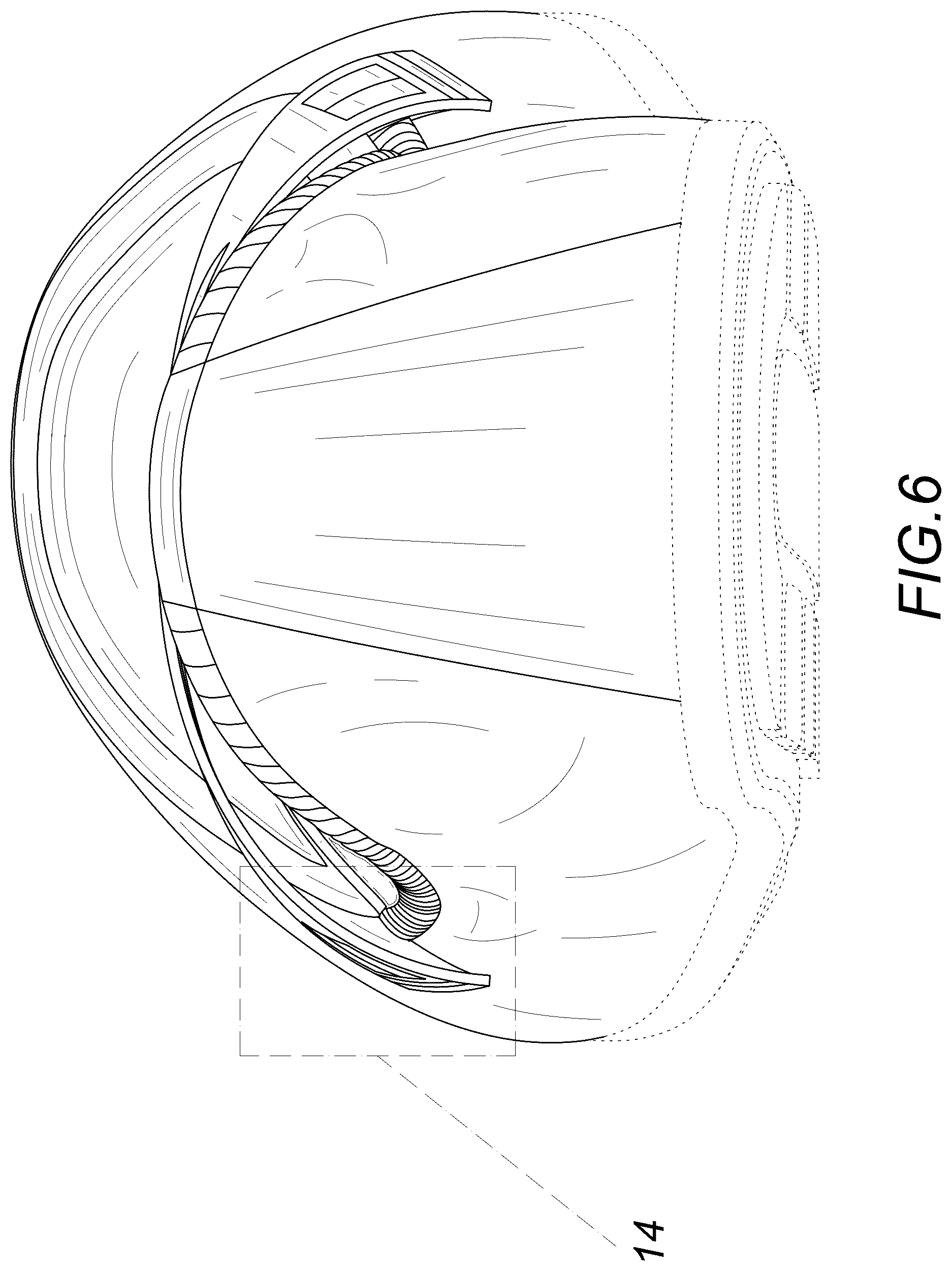 Patent USD1123332 Figure 6 – Shoe