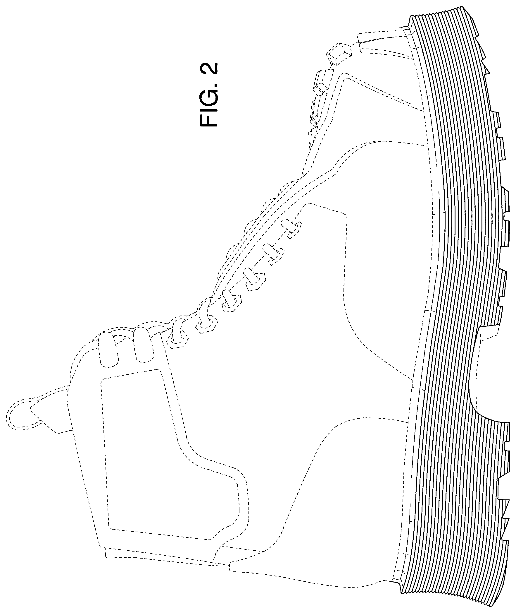Patent USD1123336 Figure 2 – Footwear sole