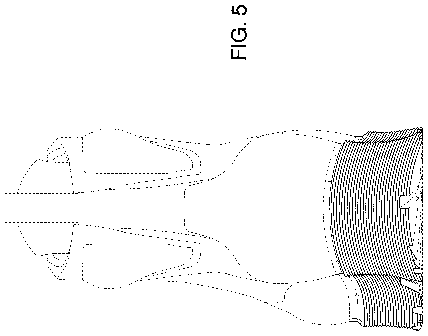 Patent USD1123336 Figure 5 – Footwear sole