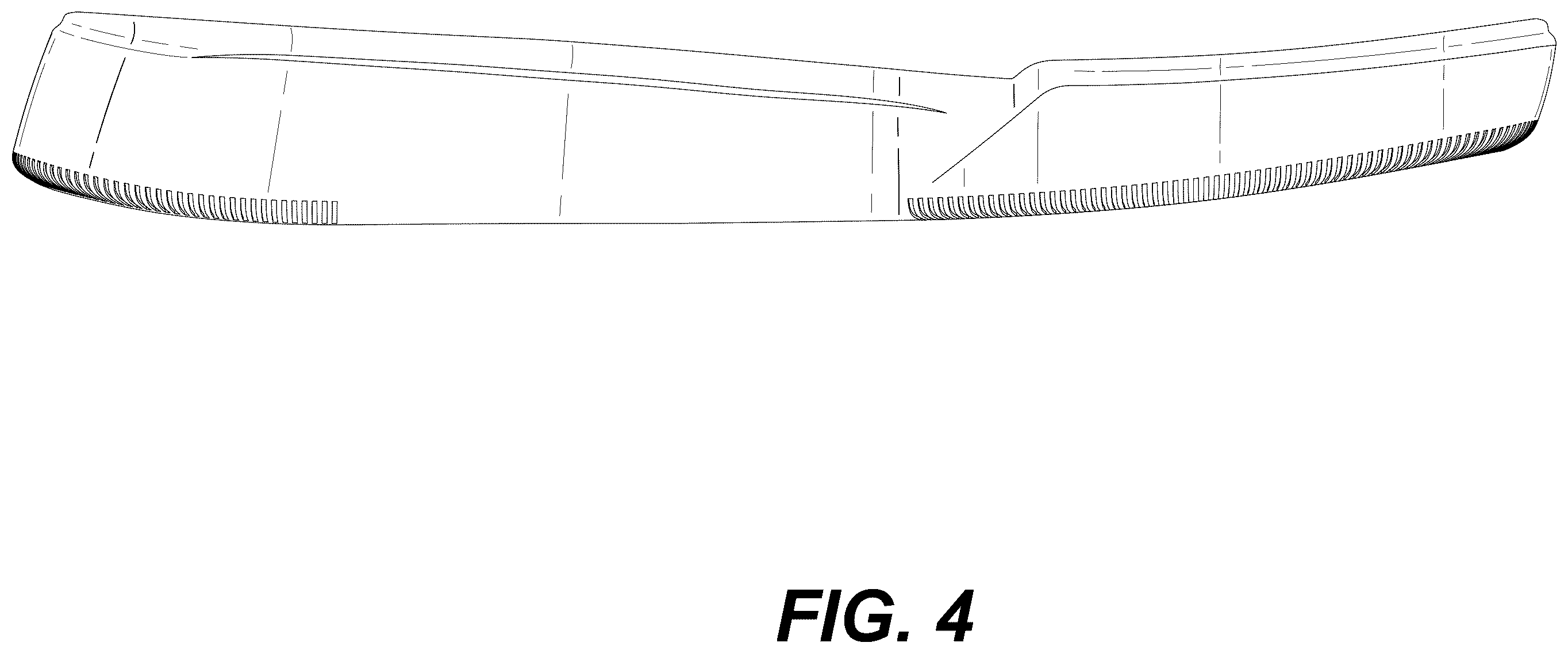 Patent USD1123337 Figure 4 – Sole for footwear