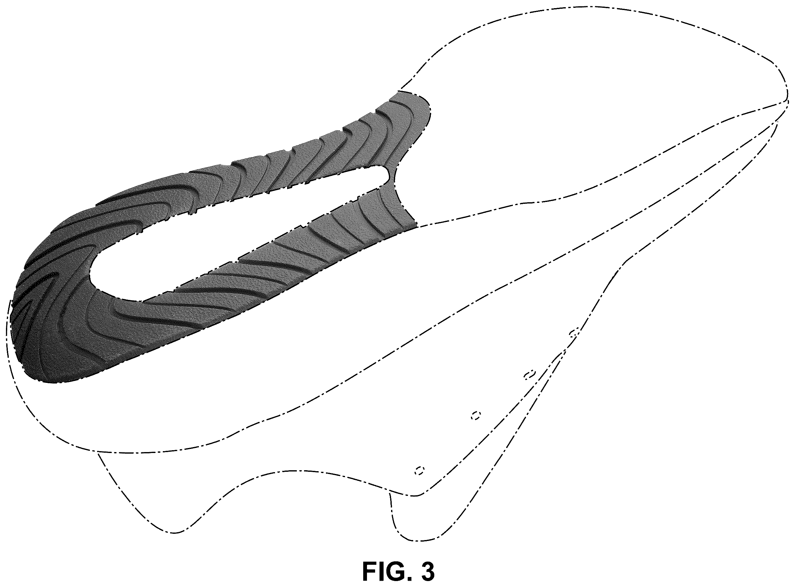Patent USD1123338 Figure 3 – Shoe