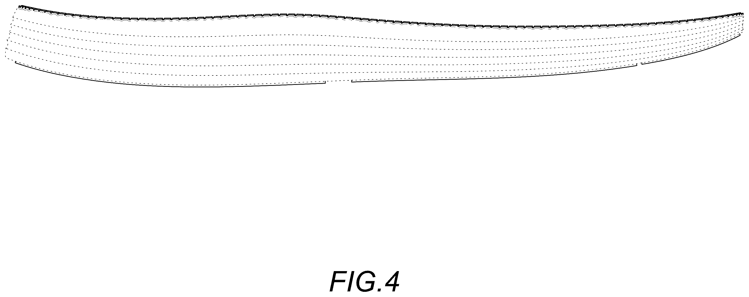 Patent USD1123339 Figure 4 – Shoe sole