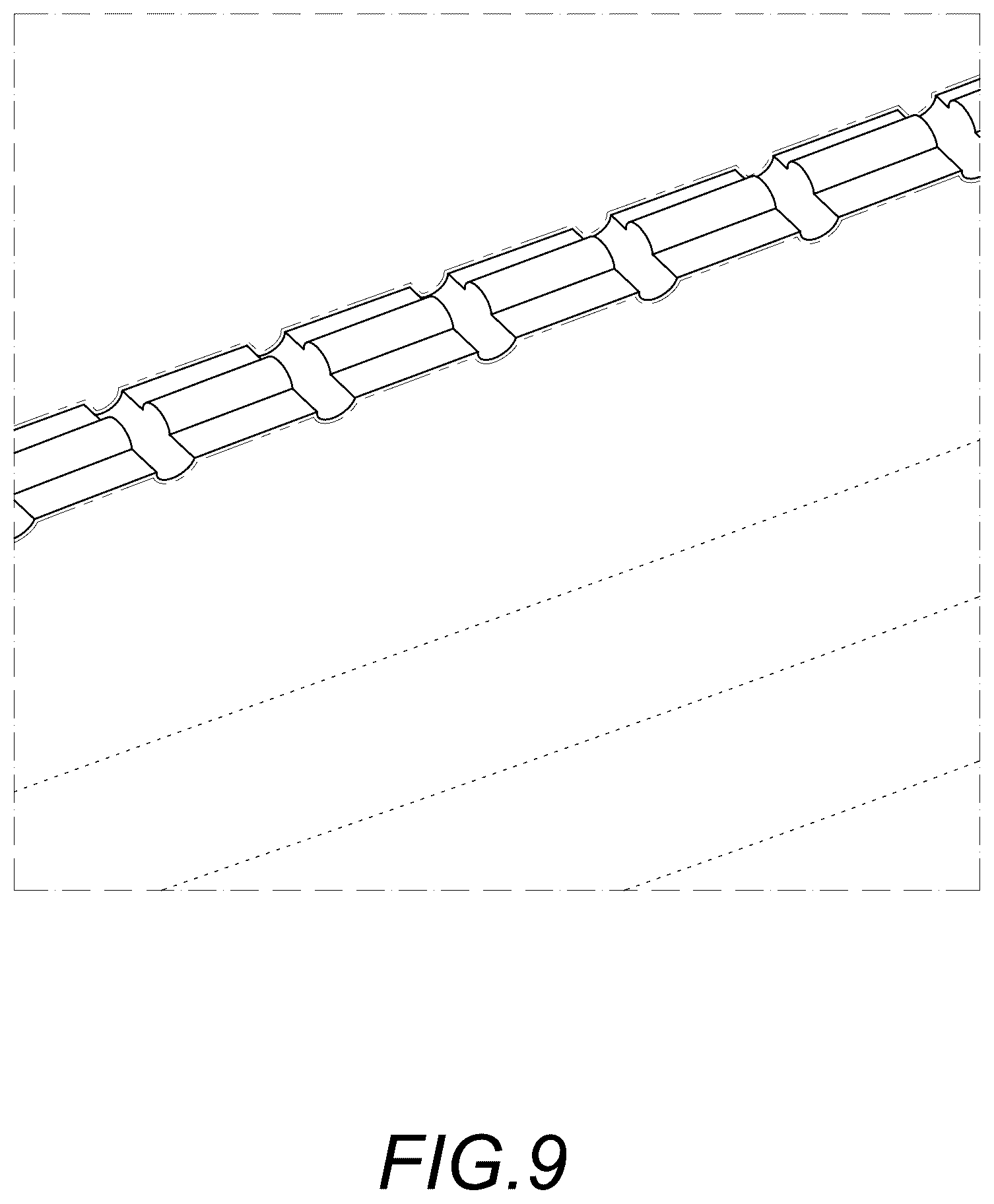 Patent USD1123339 Figure 9 – Shoe sole