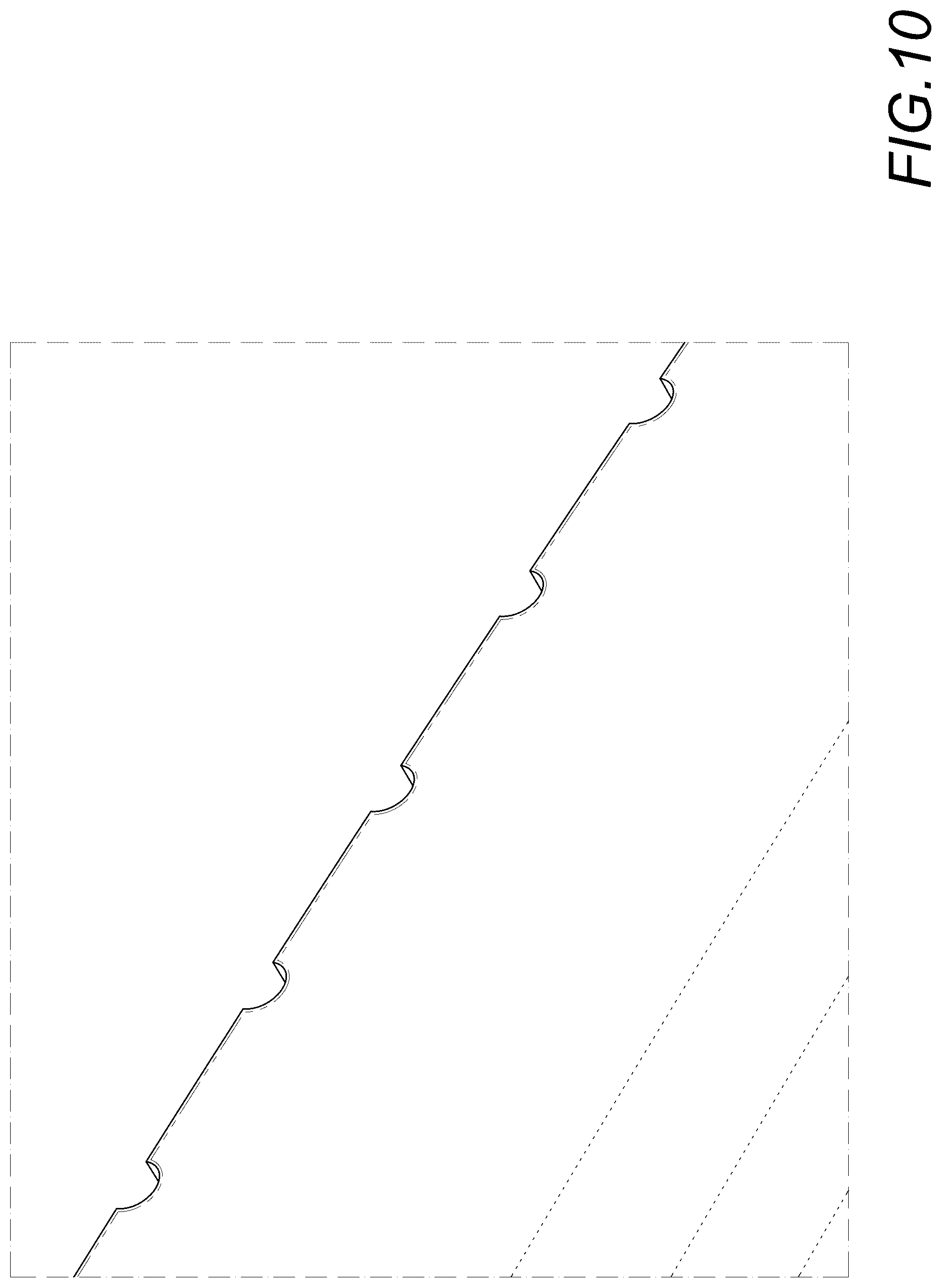 Patent USD1123339 Figure 10 – Shoe sole