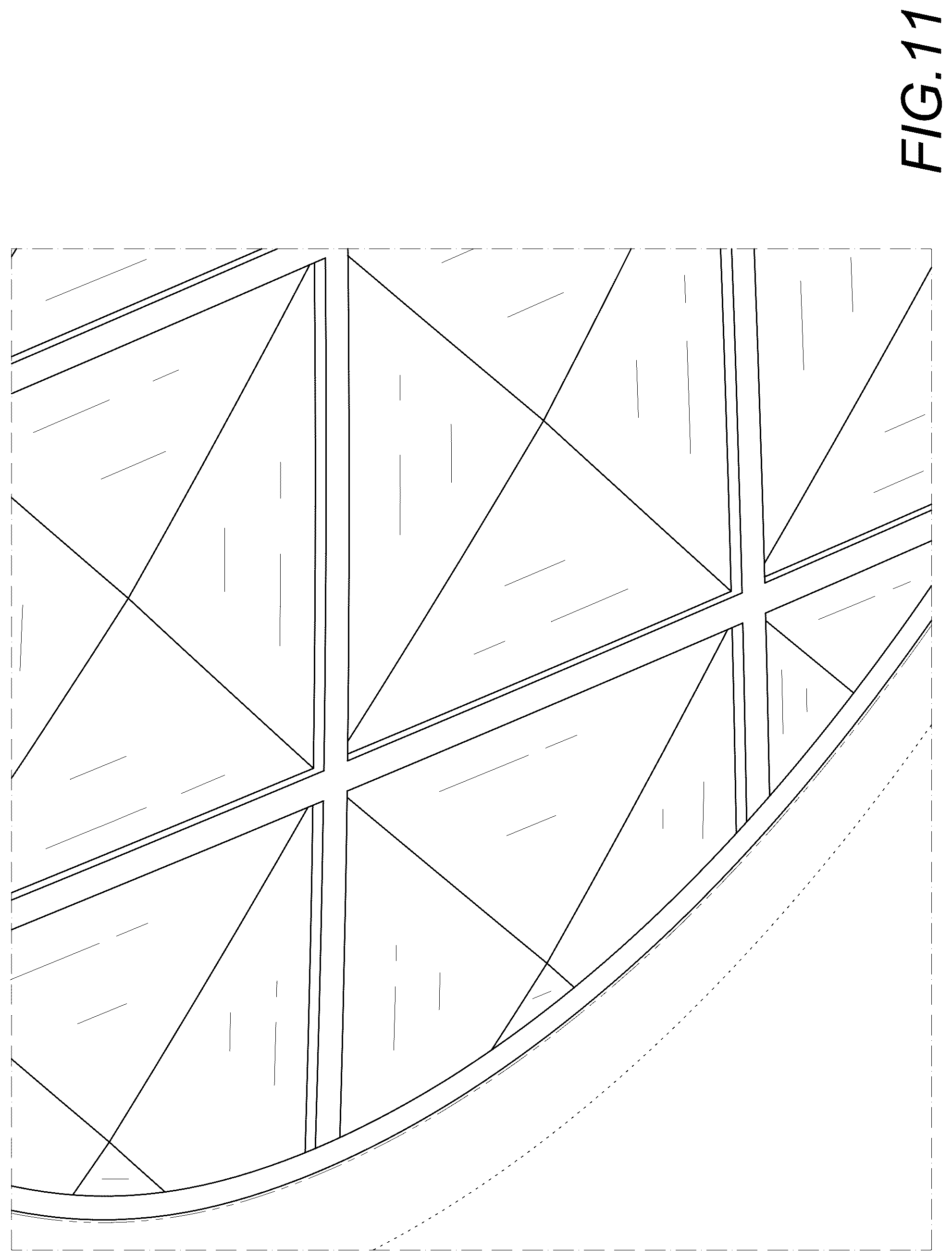 Patent USD1123339 Figure 11 – Shoe sole