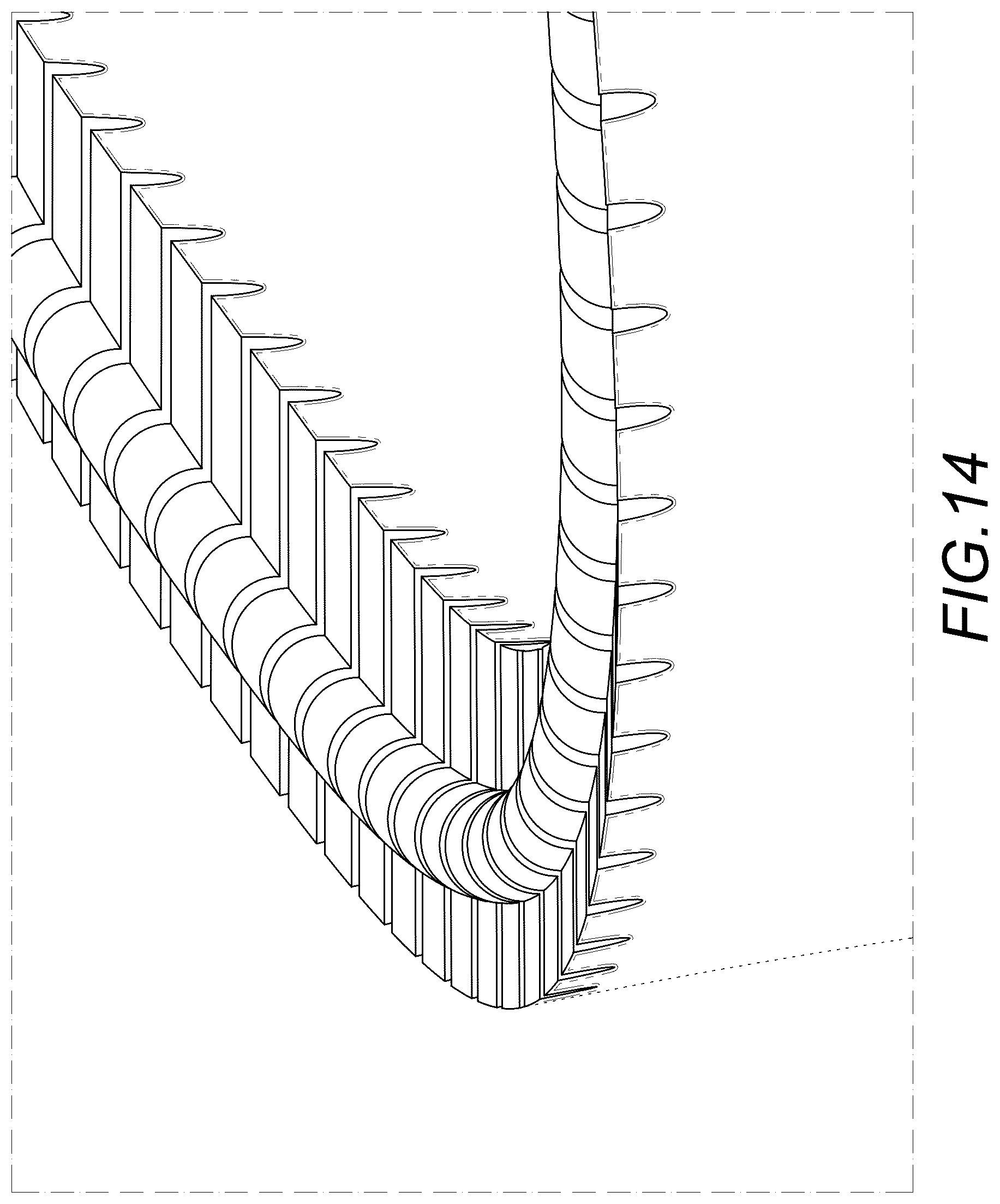 Patent USD1123339 Figure 14 – Shoe sole