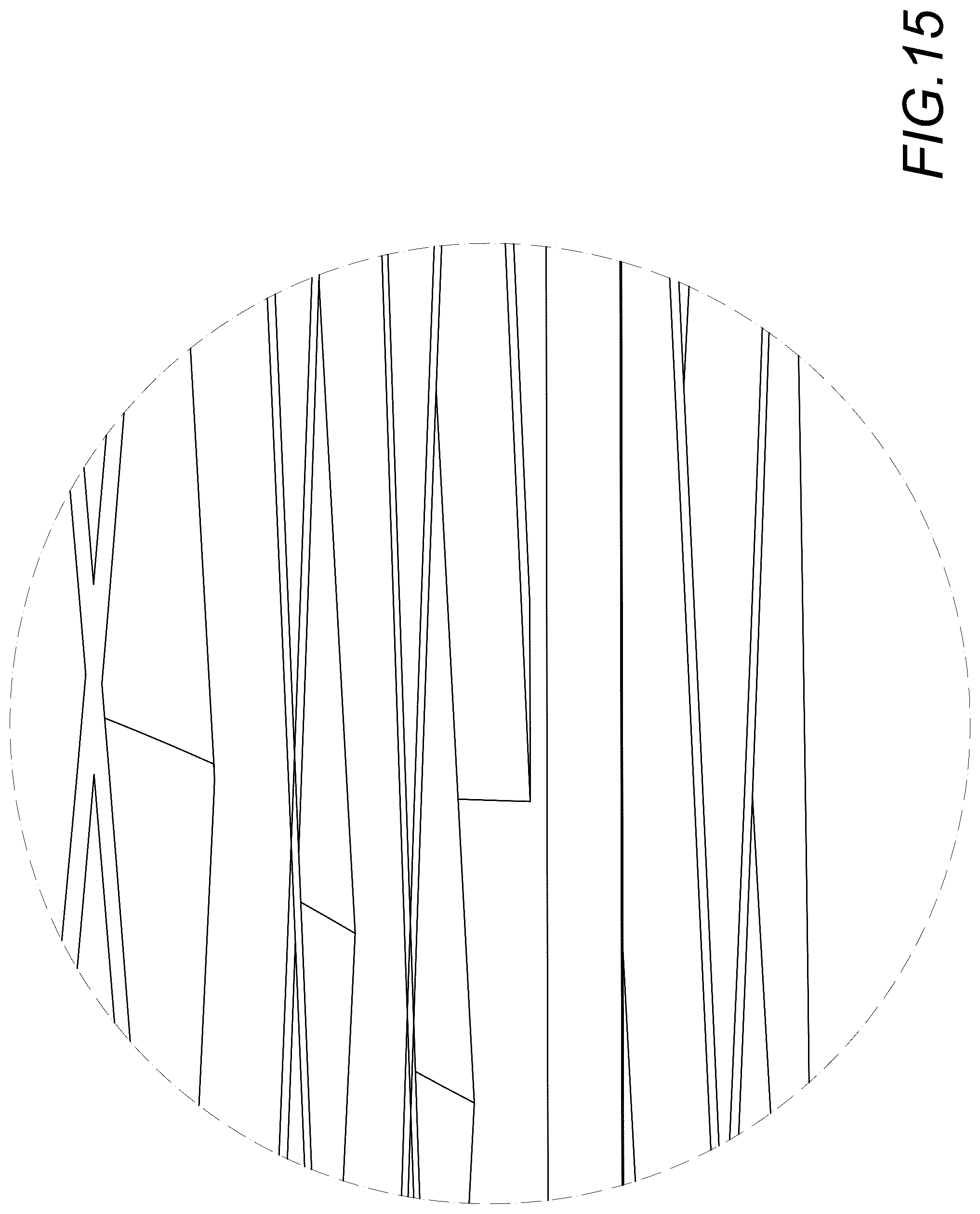 Patent USD1123339 Figure 15 – Shoe sole