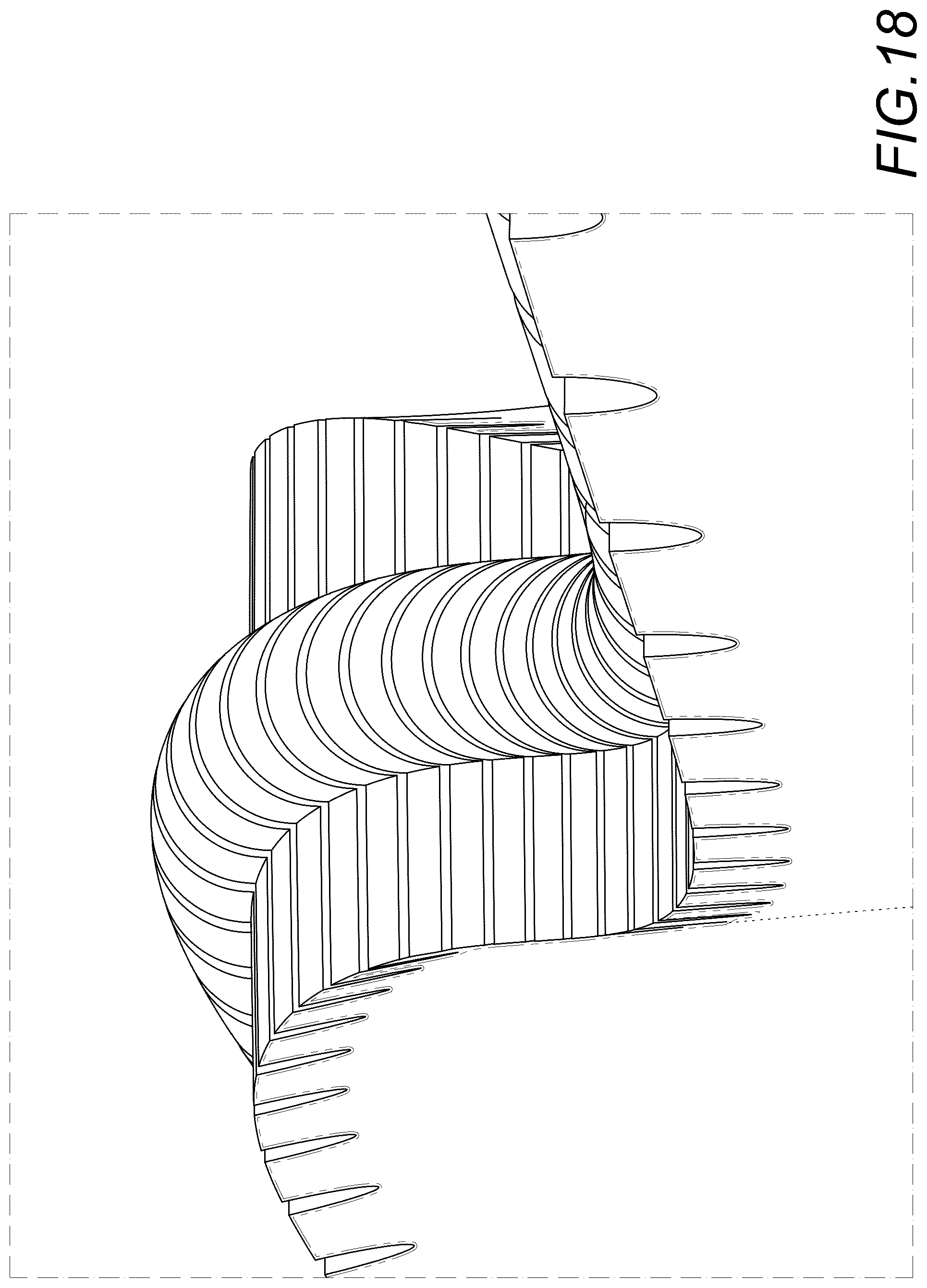 Patent USD1123339 Figure 18 – Shoe sole