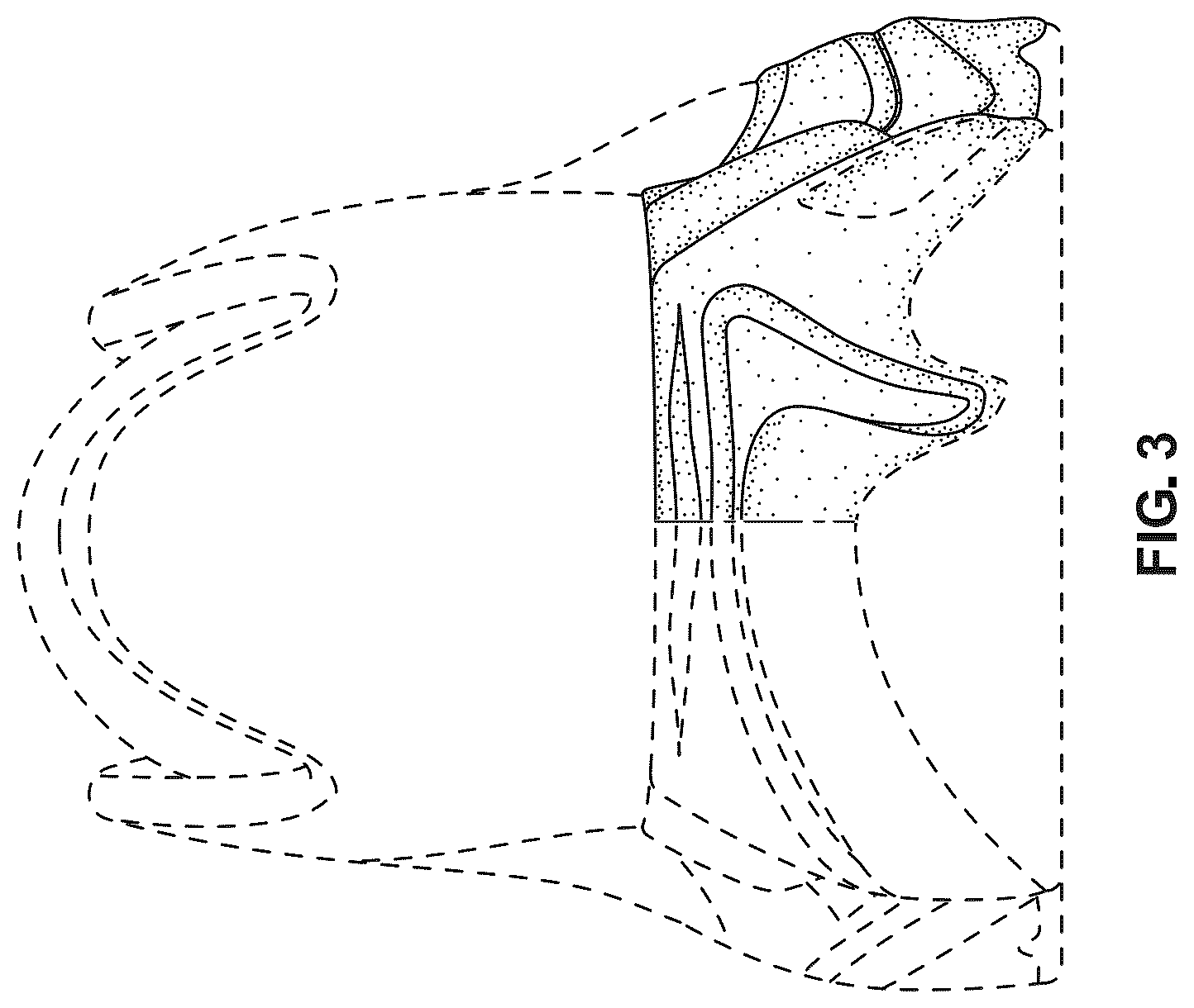Patent USD1123340 Figure 3 – Footwear midsole