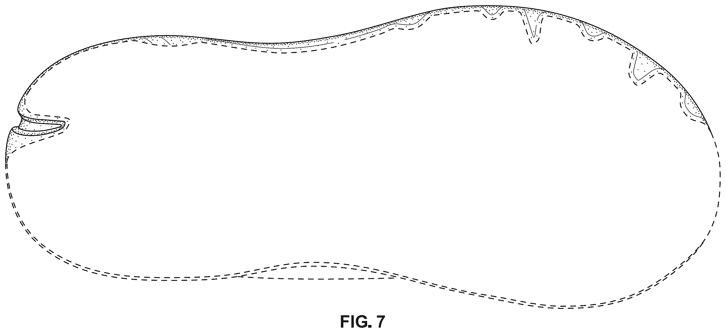 Patent USD1123340 Figure 7 – Footwear midsole