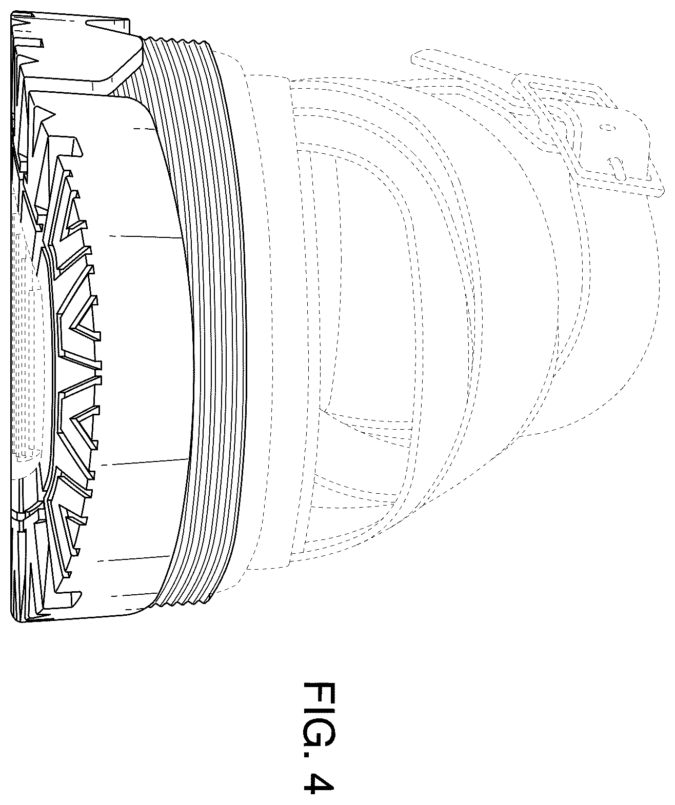 Patent USD1123342 Figure 4 – Footwear sole