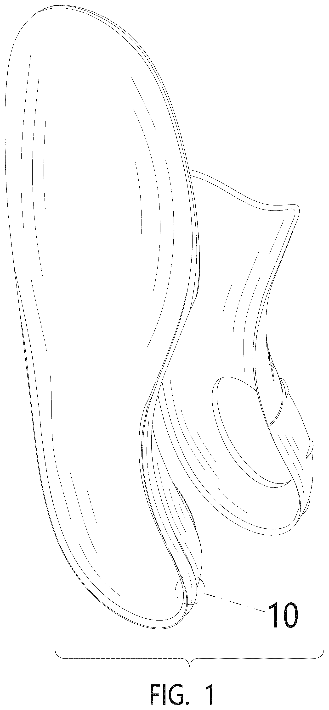 Patent USD1123343 — High arch insole — Figure 1
