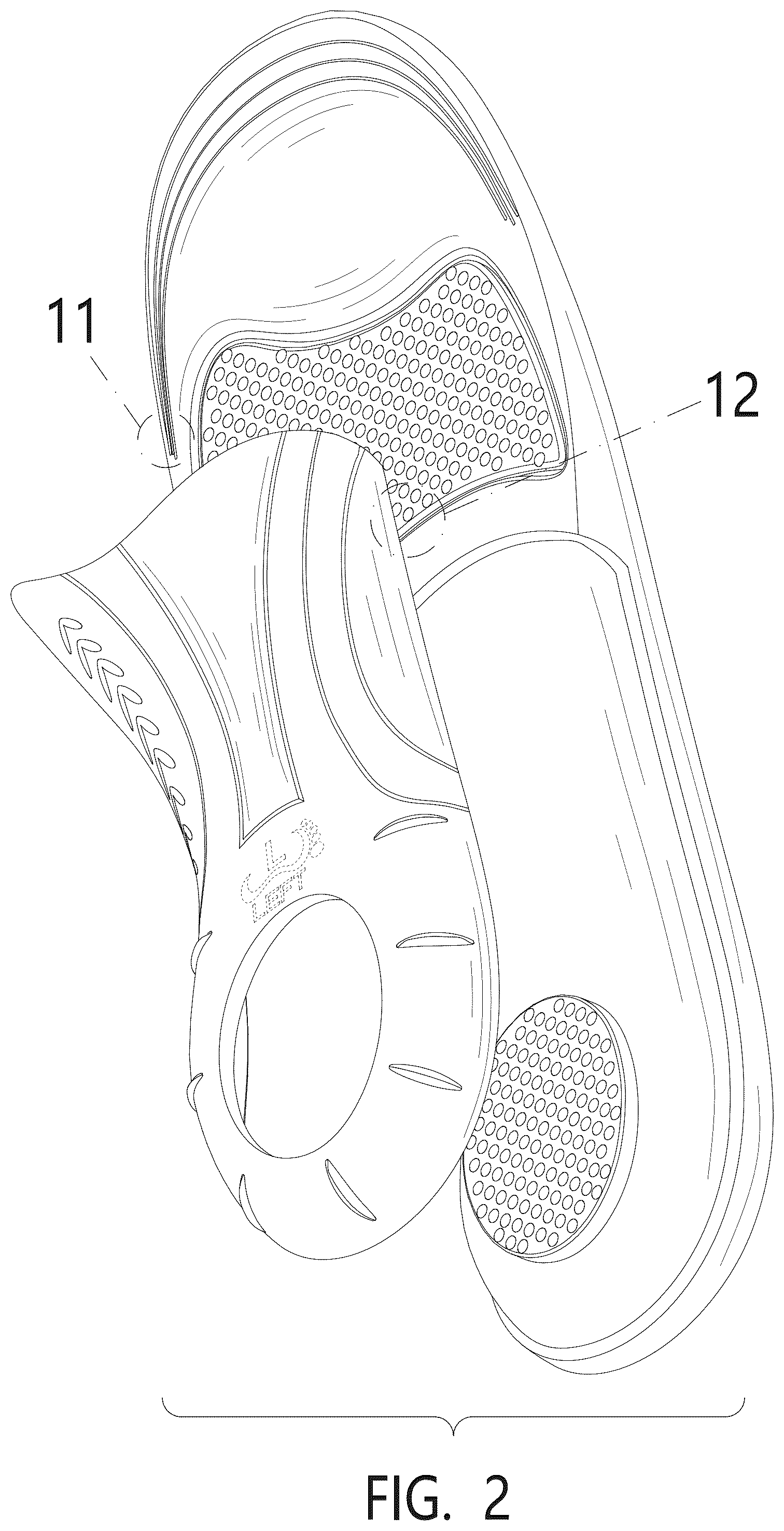 Patent USD1123343 Figure 2 – High arch insole