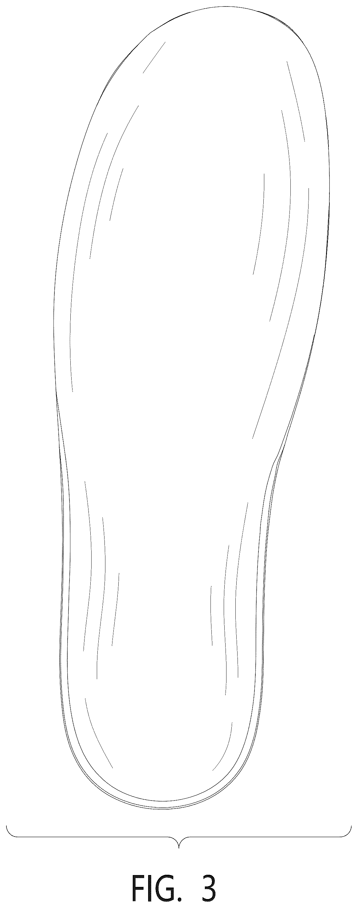 Patent USD1123343 Figure 3 – High arch insole