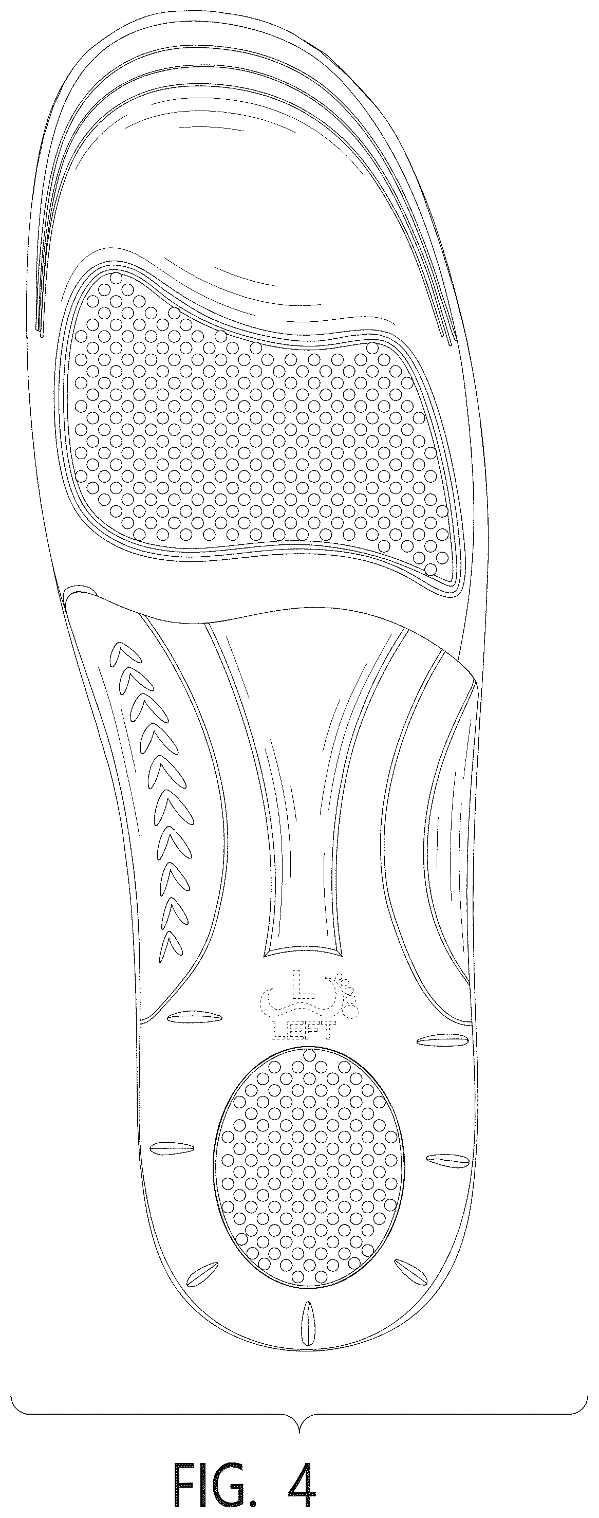 Patent USD1123343 Figure 4 – High arch insole