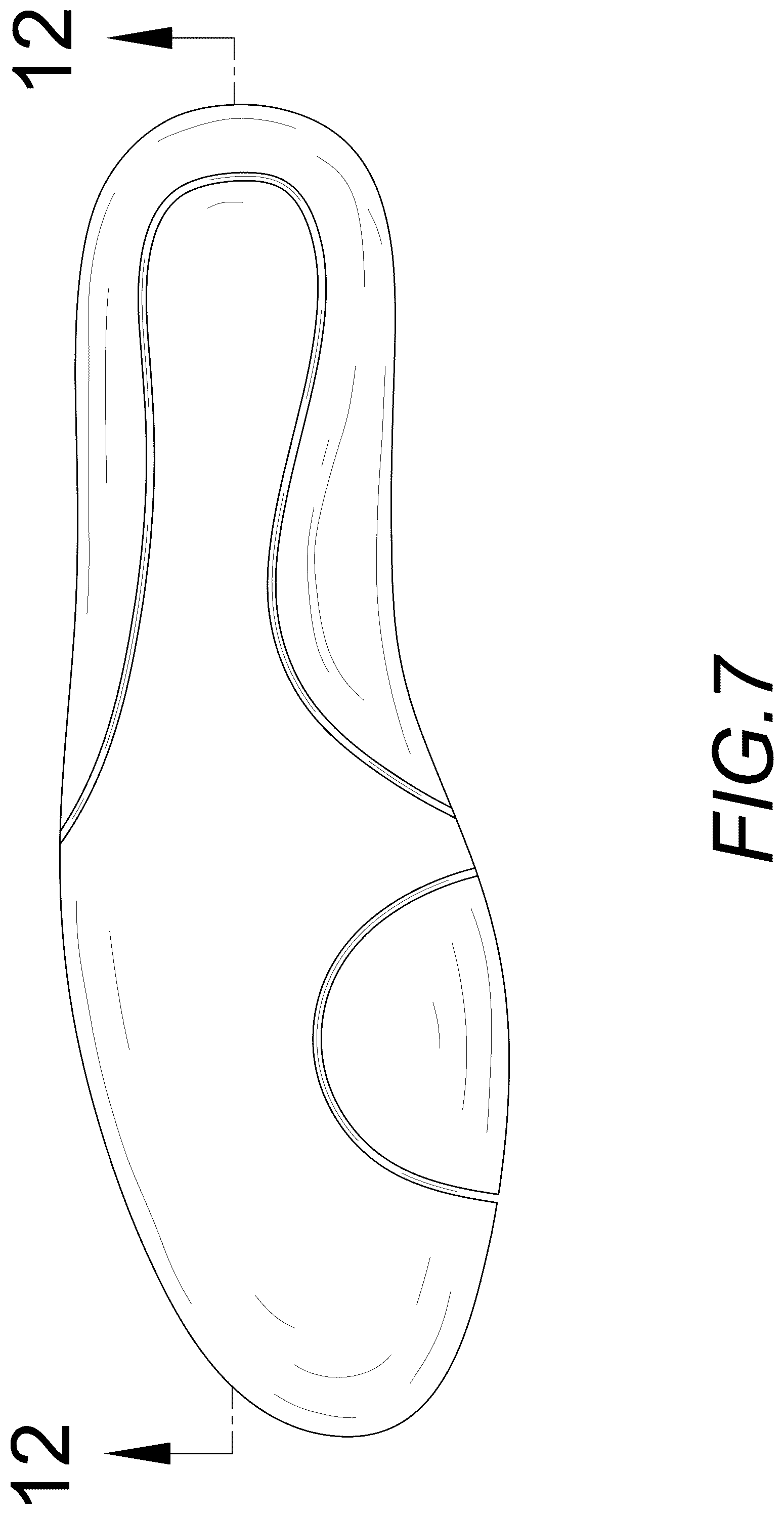 Patent USD1123344 Figure 7 – Insole
